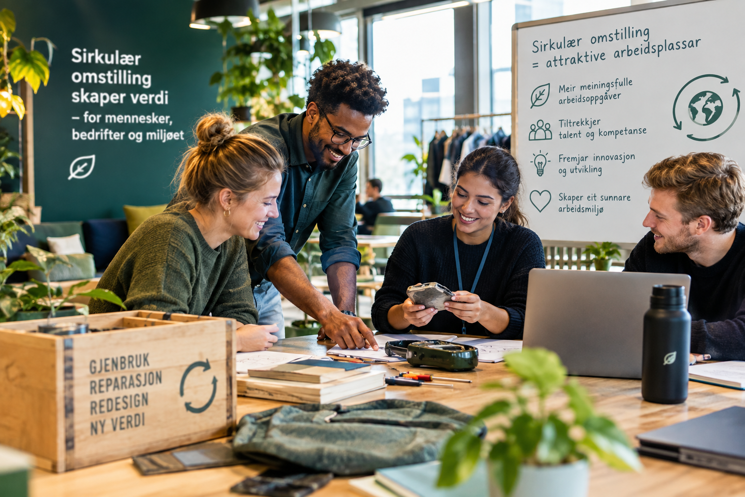 Den uventa gevinsten ved sirkuler omstilling: &nbsp;Meir attraktive arbeidsplassar!