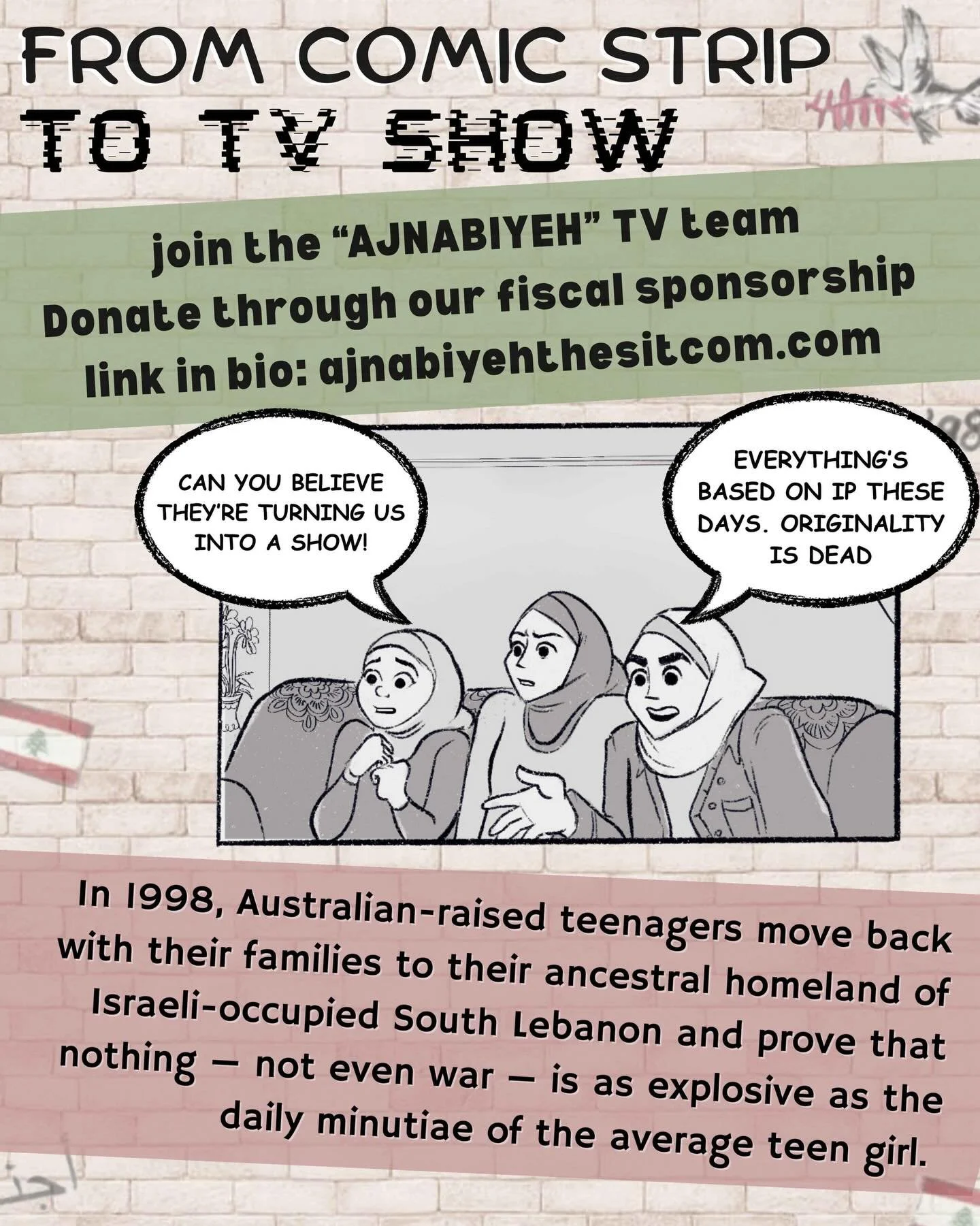 We are soooo close to Day 1 of filmming Ajnabiyeh, and I can&rsquo;t wait to share everything til then. We need a bit more help to get us all the way there and share in the fun, light, laughter, and chaos of the Saab Sisters.