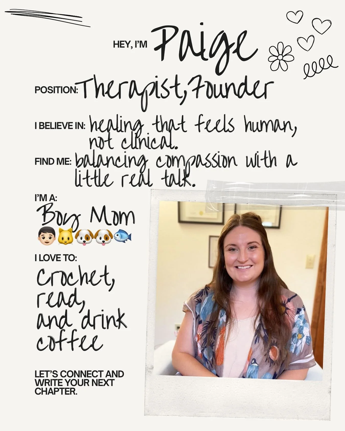🌿 Welcome! I&rsquo;m so glad you&rsquo;re here.

I believe in taking a holistic approach to therapy &hellip; one that honors the uniqueness of each individual and their journey. My work draws from Solution-Focused Therapy, Strength-Based Therapy, an
