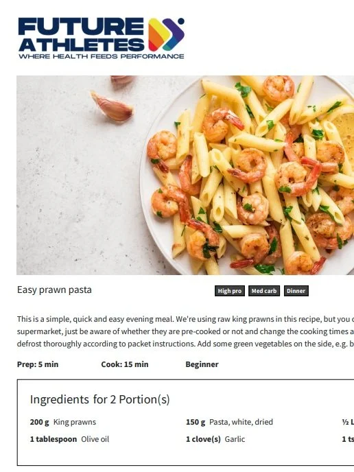 Dinner Recipes: Easy Prawn Pasta