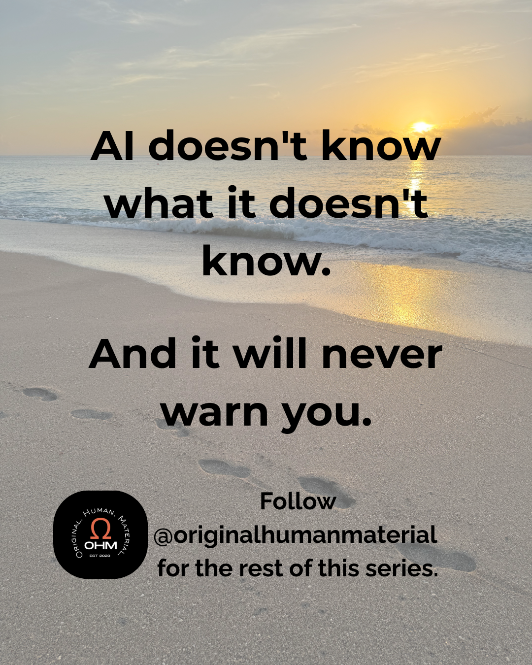 what ai doesn’t know might hurt you