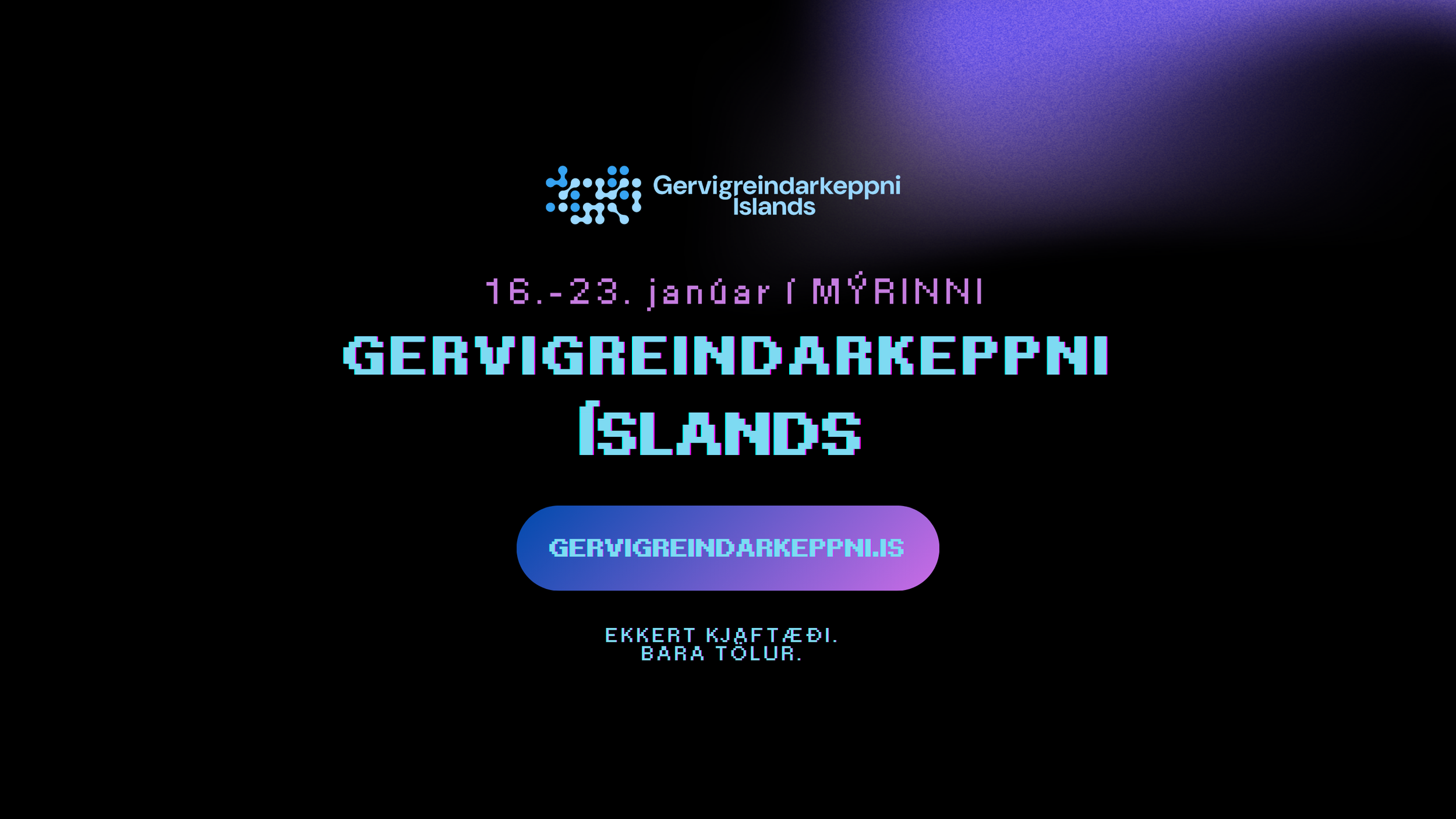 Nýsköpunarhjartað slær í Mýrinni með Gervigreindarkeppni Íslands