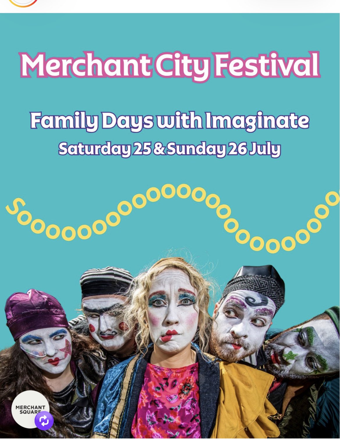 We welcome back Merchant City Festival family day 