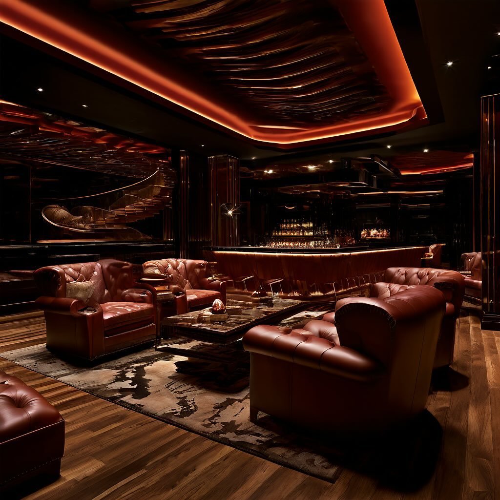Another sneak peek of the cigar lounge 🔥 #conceptsbyb #loungebar #cigarbahrain #interiordesign