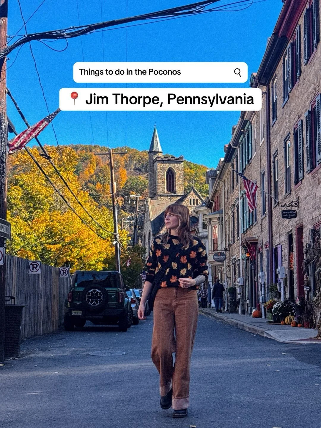 4.5 hours from Pittsburgh, the perfect long-weekend trip 🍂

#jimthorpe #poconos #fall #thingstodoinpa #patravel