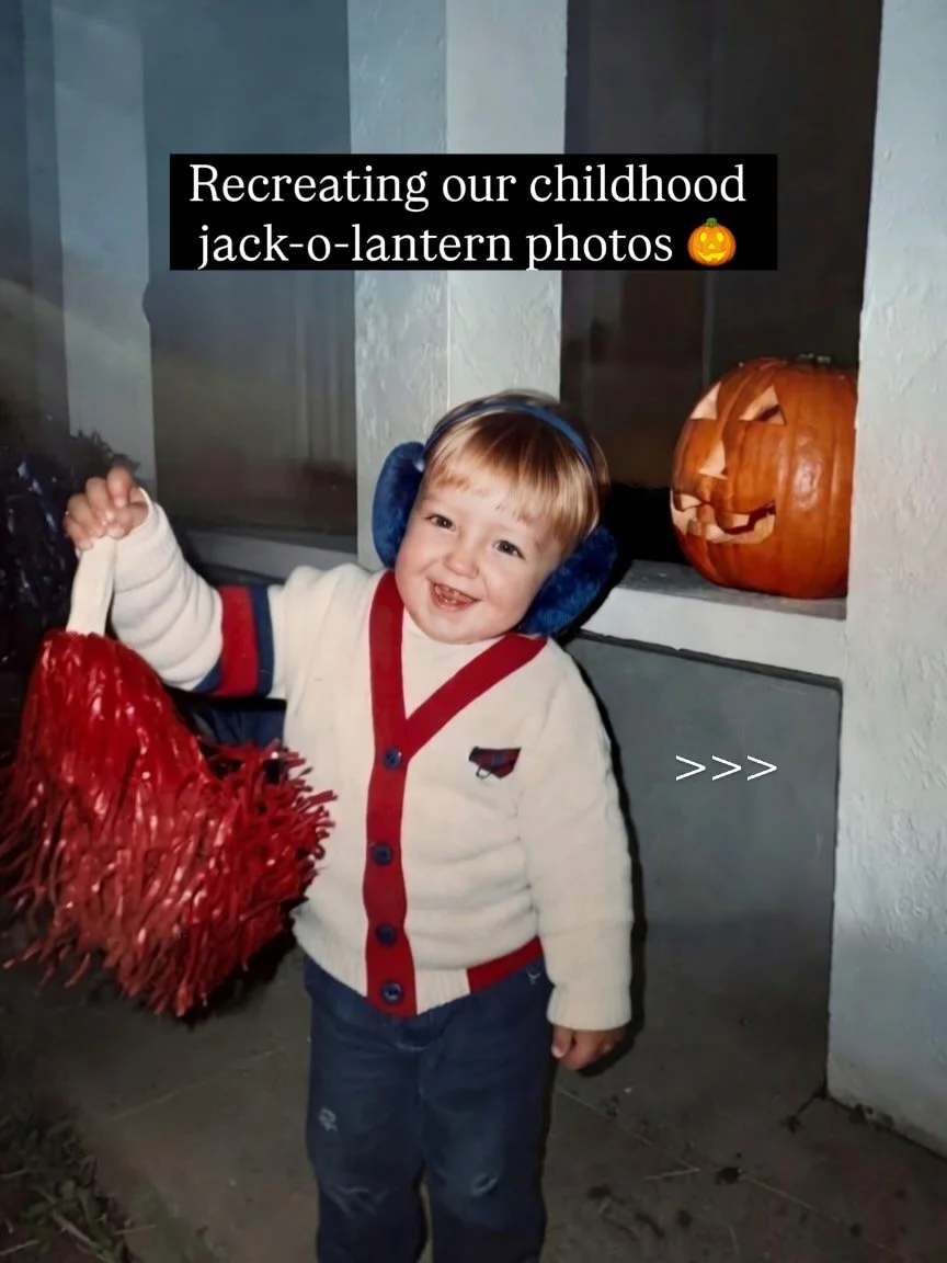 I don&rsquo;t think we&rsquo;ve changed a bit 🧐

#halloween #jackolanterns #millenials #dinklife #90snostalgia