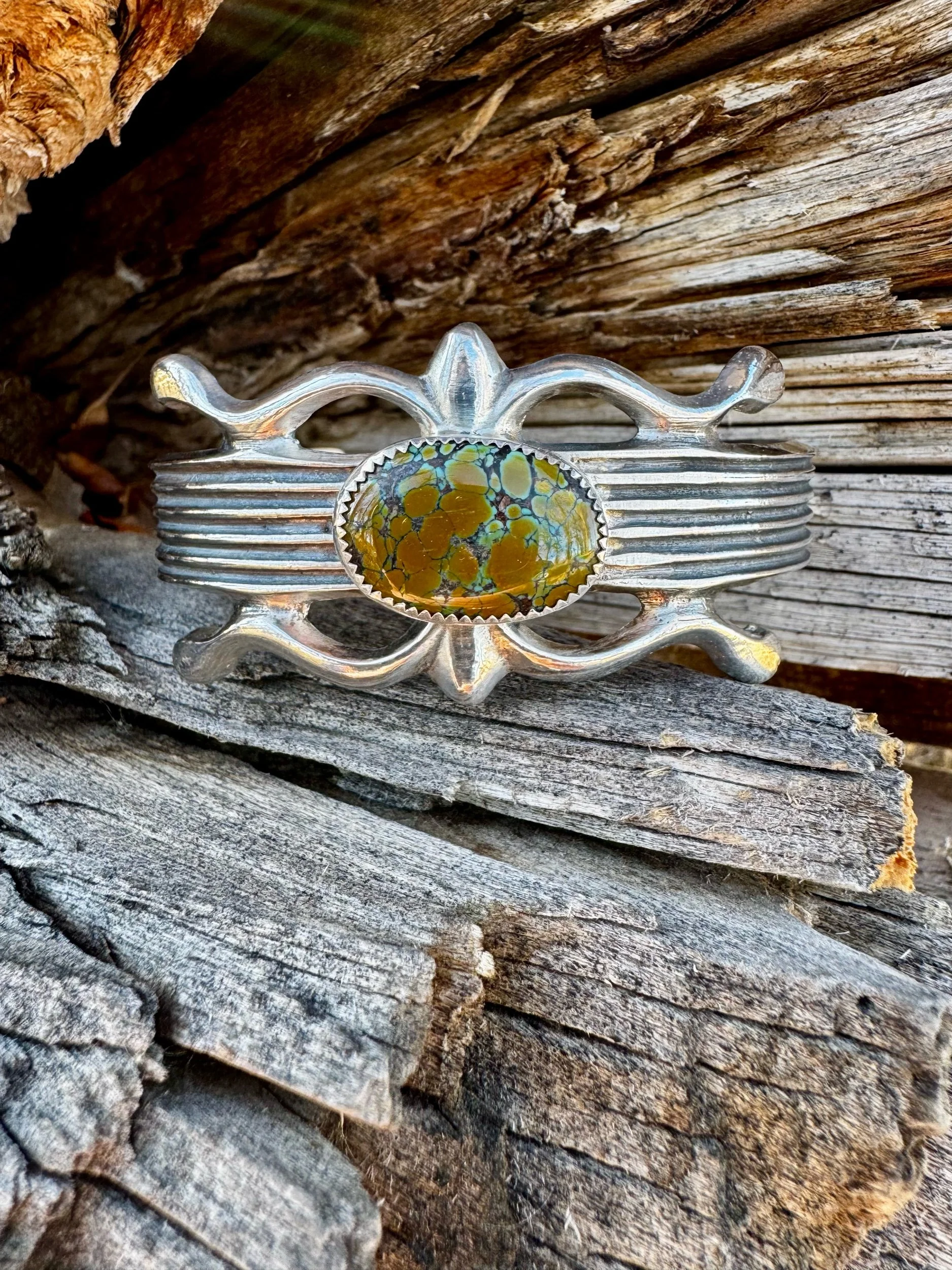 Jillian Sand Cast Cuff