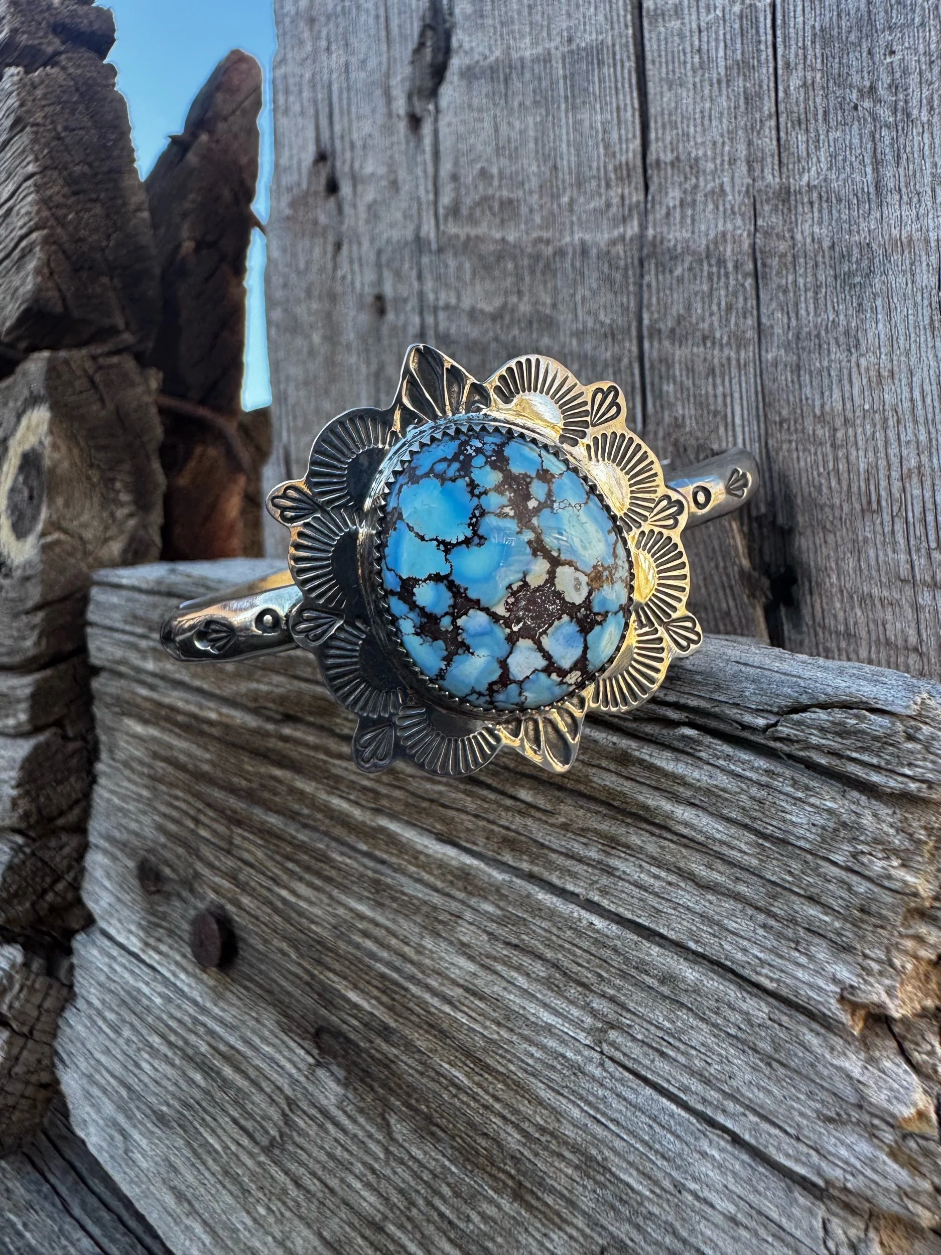 Willa Golden Hills Stamped Cuff