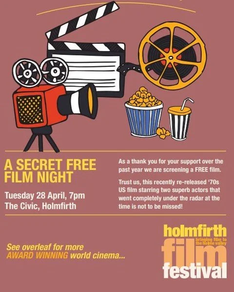 Booking is now open for our Summer Season of films and screenings... We start the next programme with a free Mystery Film. 

#Holmfirth
#Huddersfield
#FilmFestival 

Visit for information https://buff.ly/5sCMRVD 

Visit for tickets https://buff.ly/TS