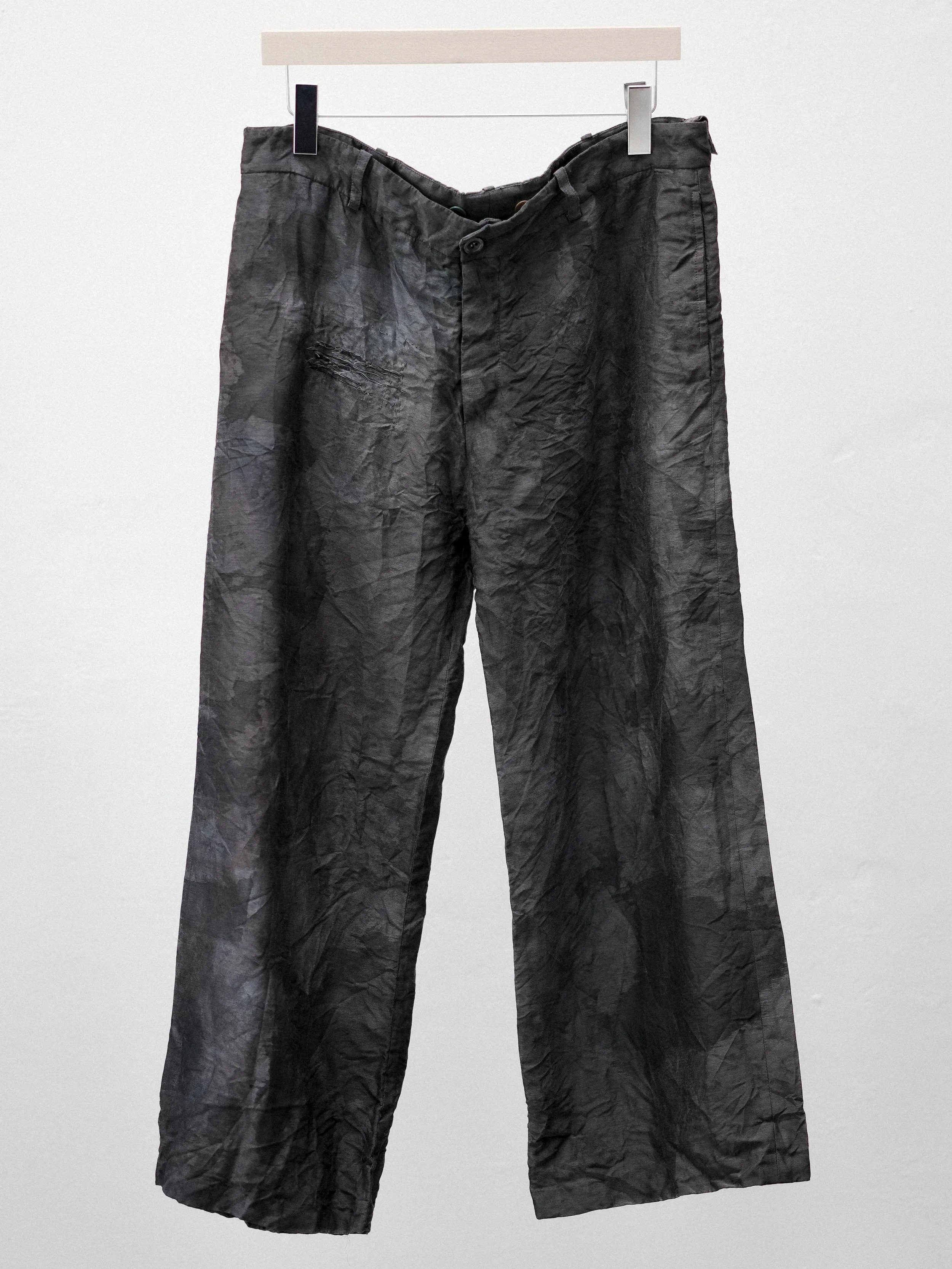 Archivio J.M. Ribot Hand Aged Vintage Silk Trousers