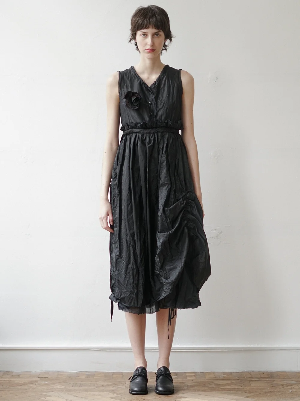 Archivio J.M. Ribot Vintage Silk Coulisse Dress — GARDEN