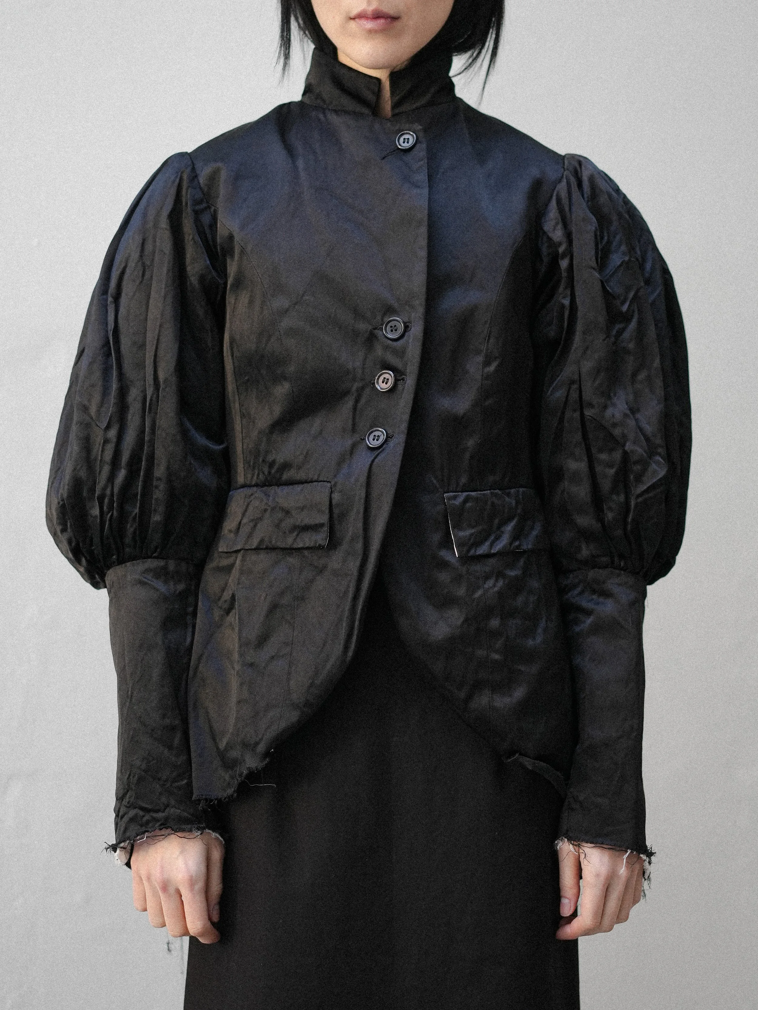 Elena Dawson Satin Silk Vampire Blazer