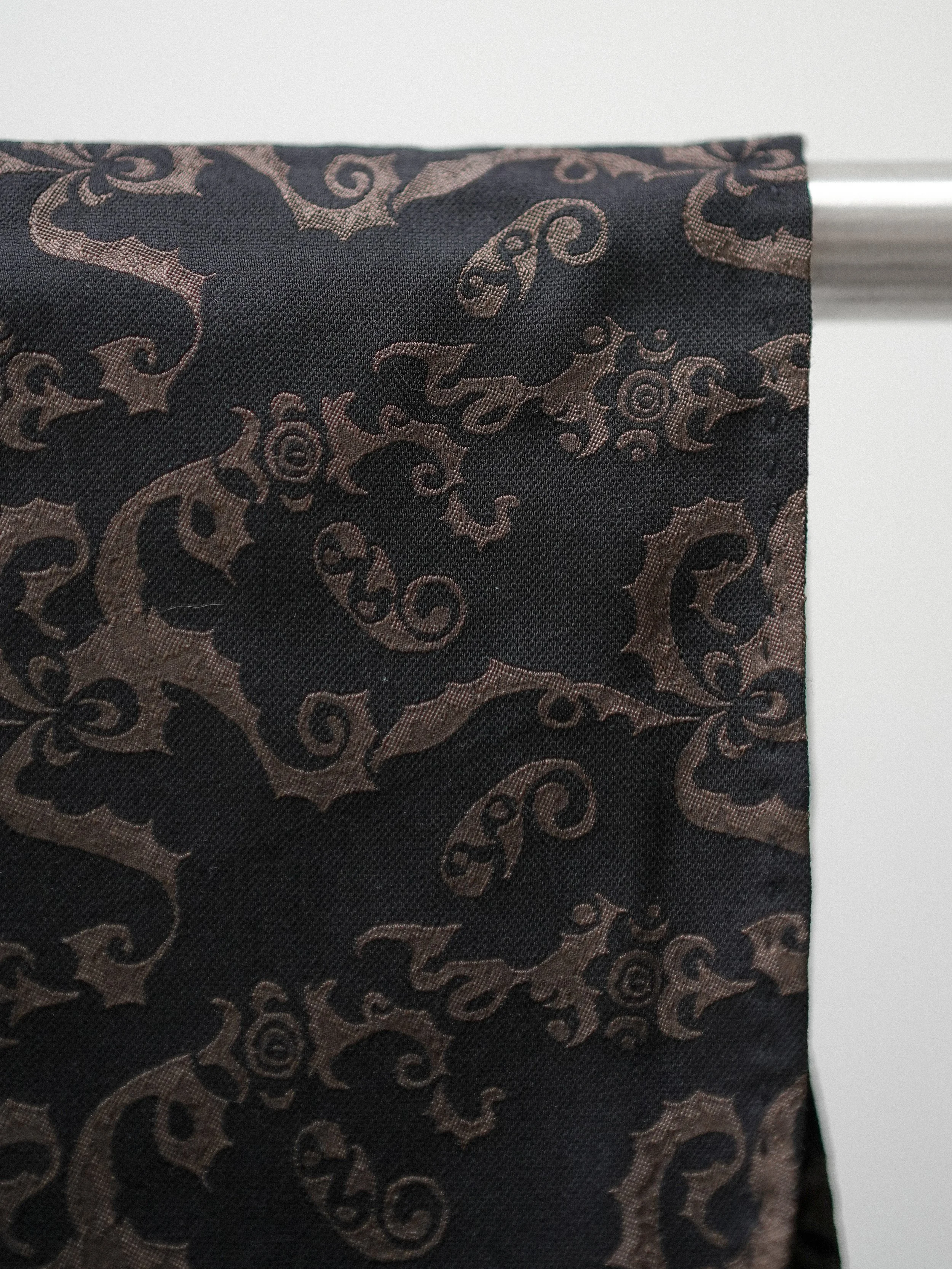 John Alexander Skelton Bronze & Black Jacquard Neckerchief