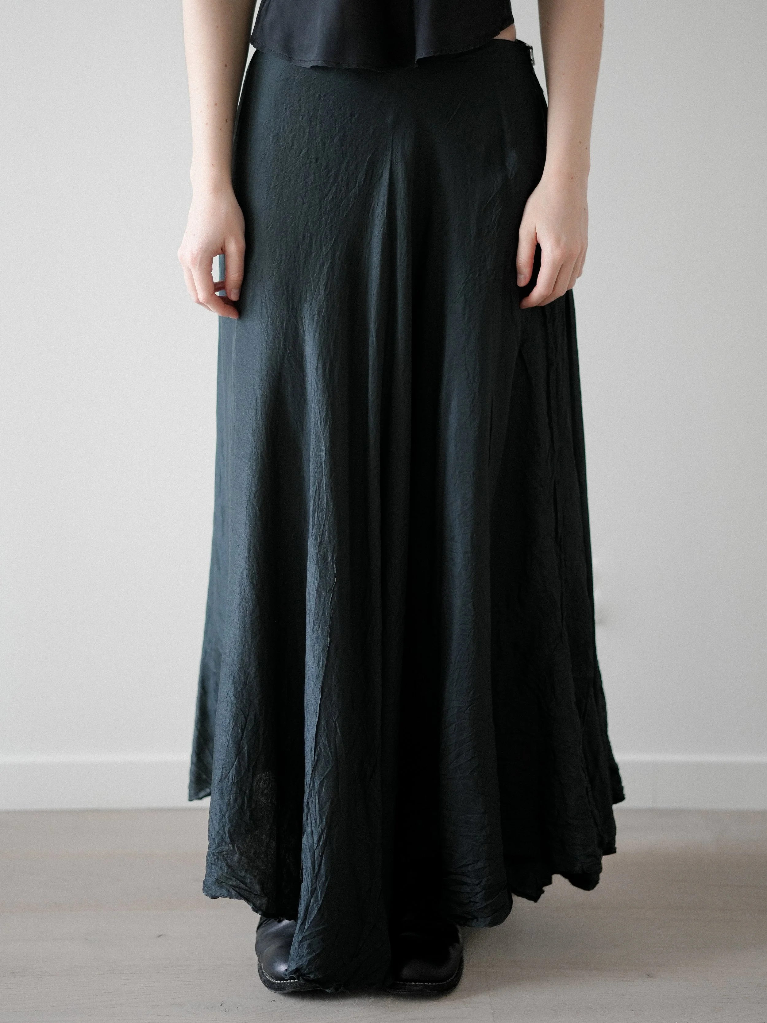 Marc Le Bihan Silk Skirt