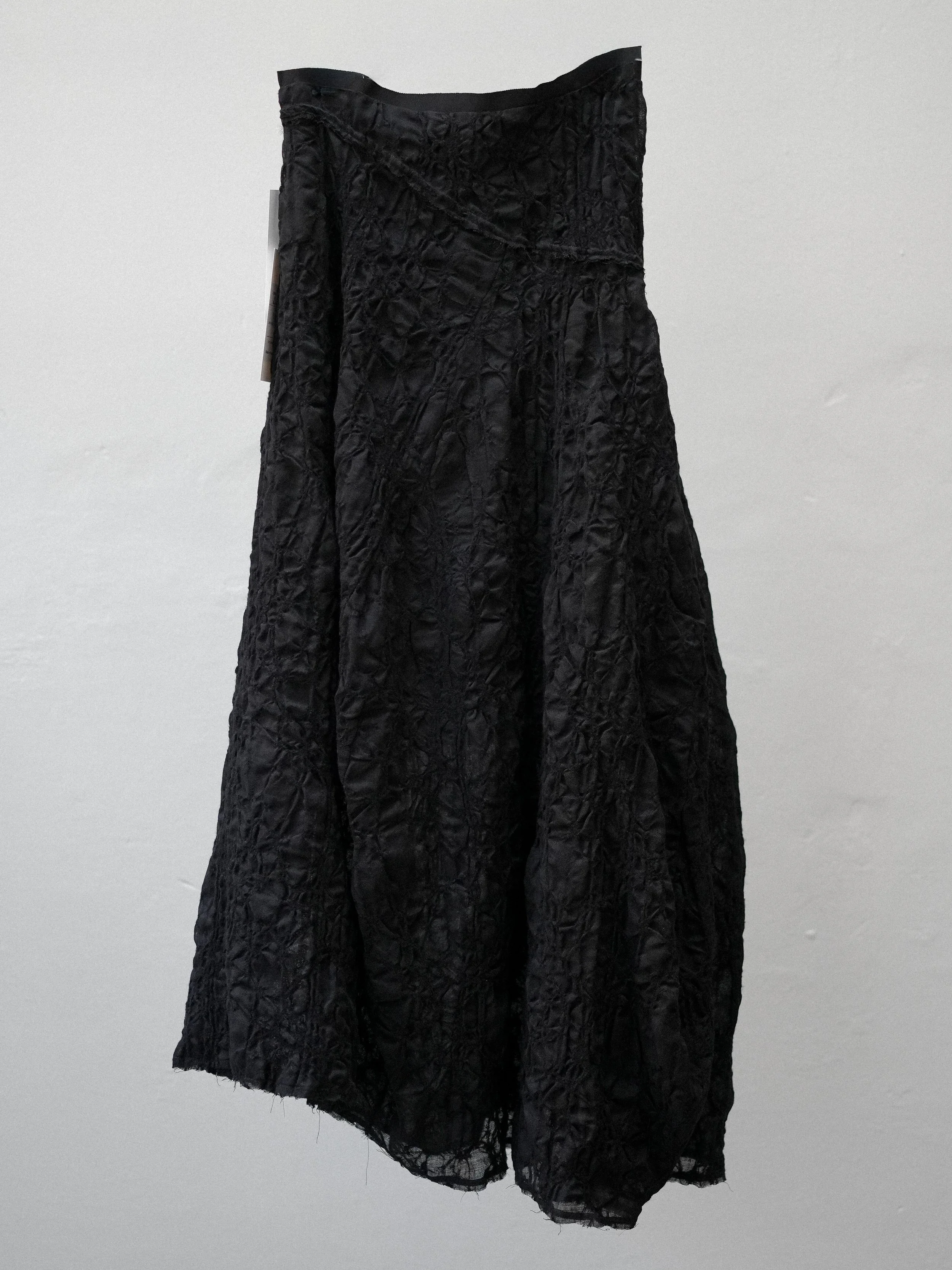 Marc Le Bihan Textured Wool Skirt