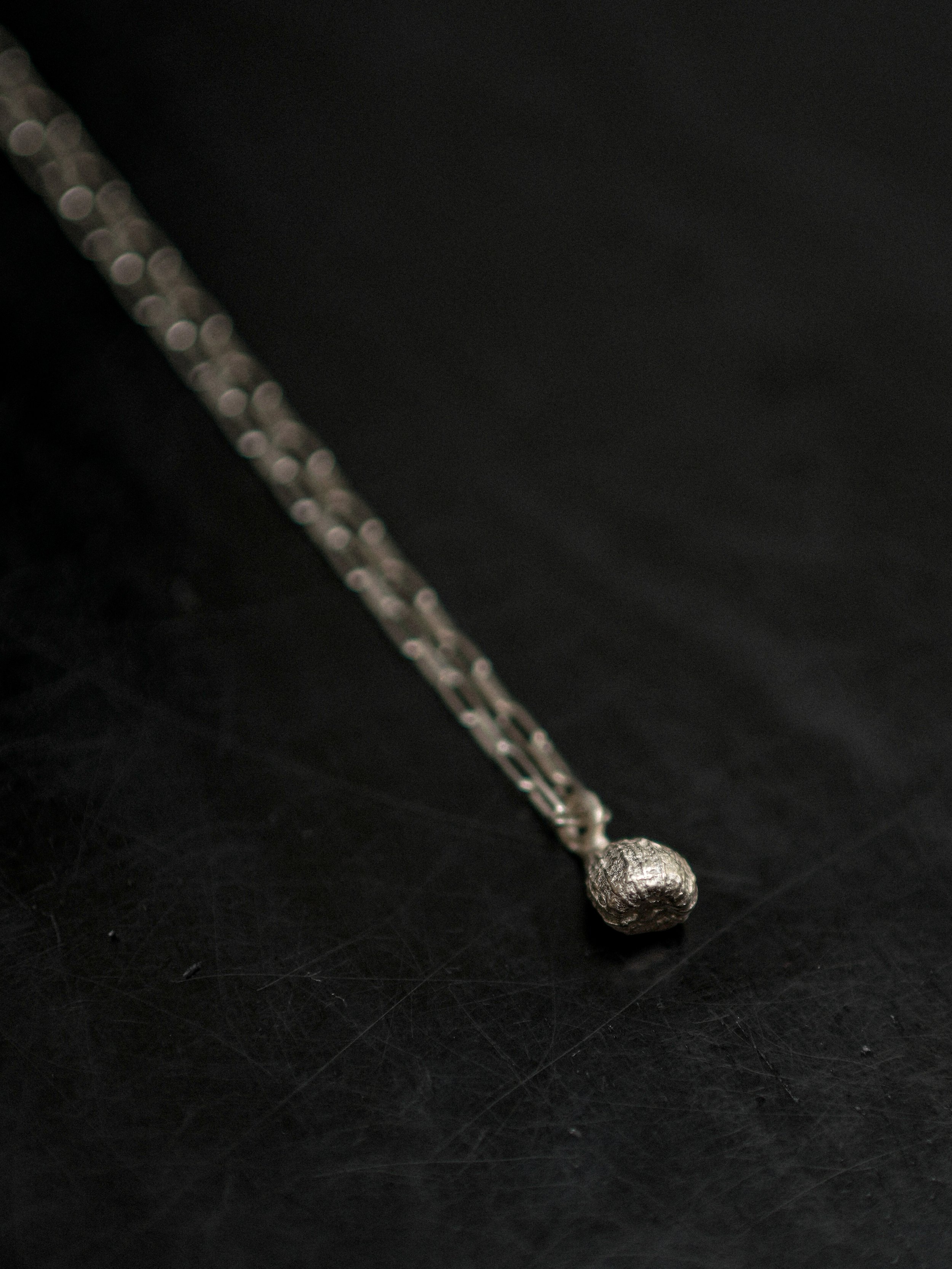 m.a+ Silver Fig Necklace