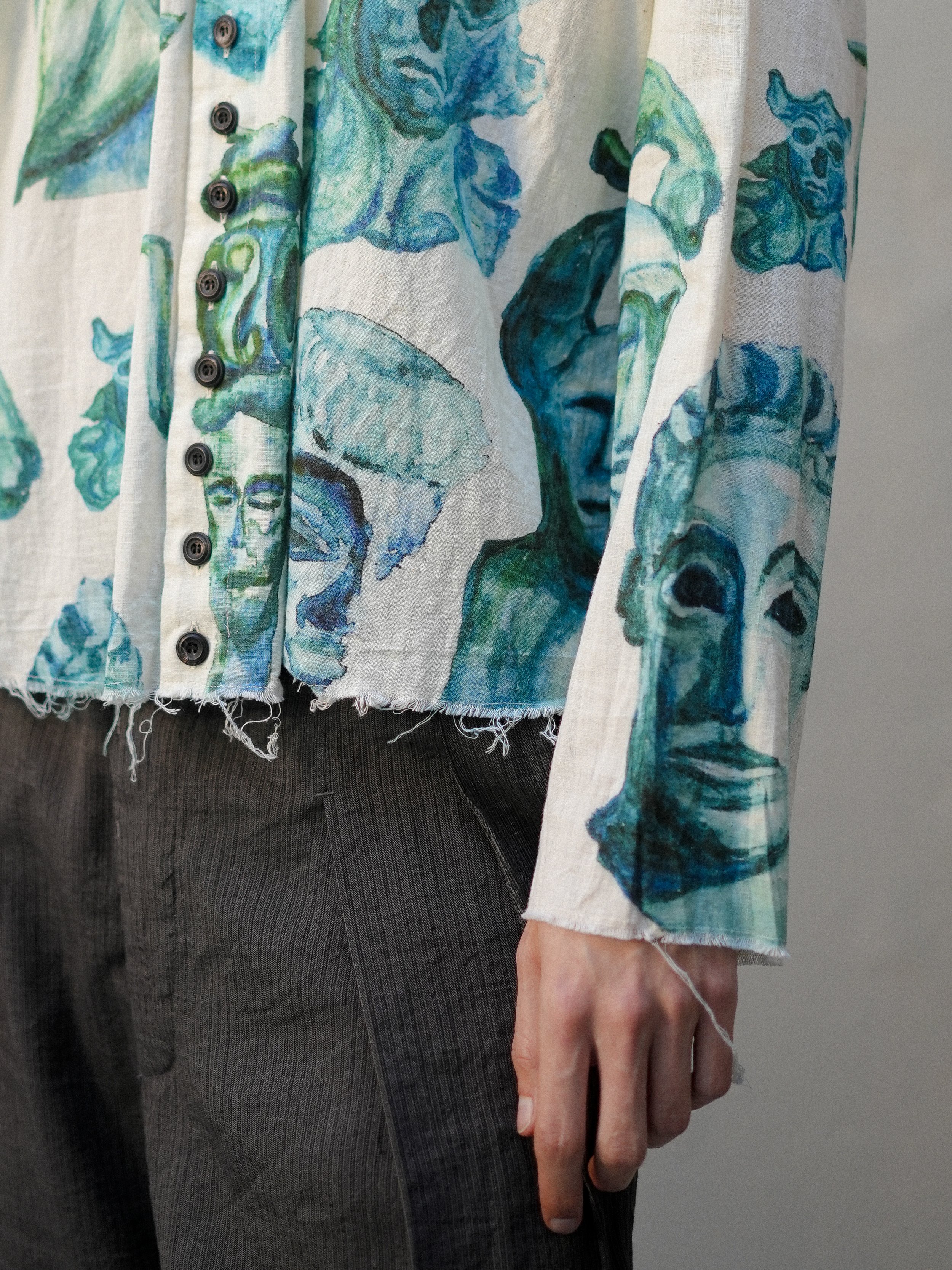 John Alexander Skelton C20 Thespian Pleated Shirt