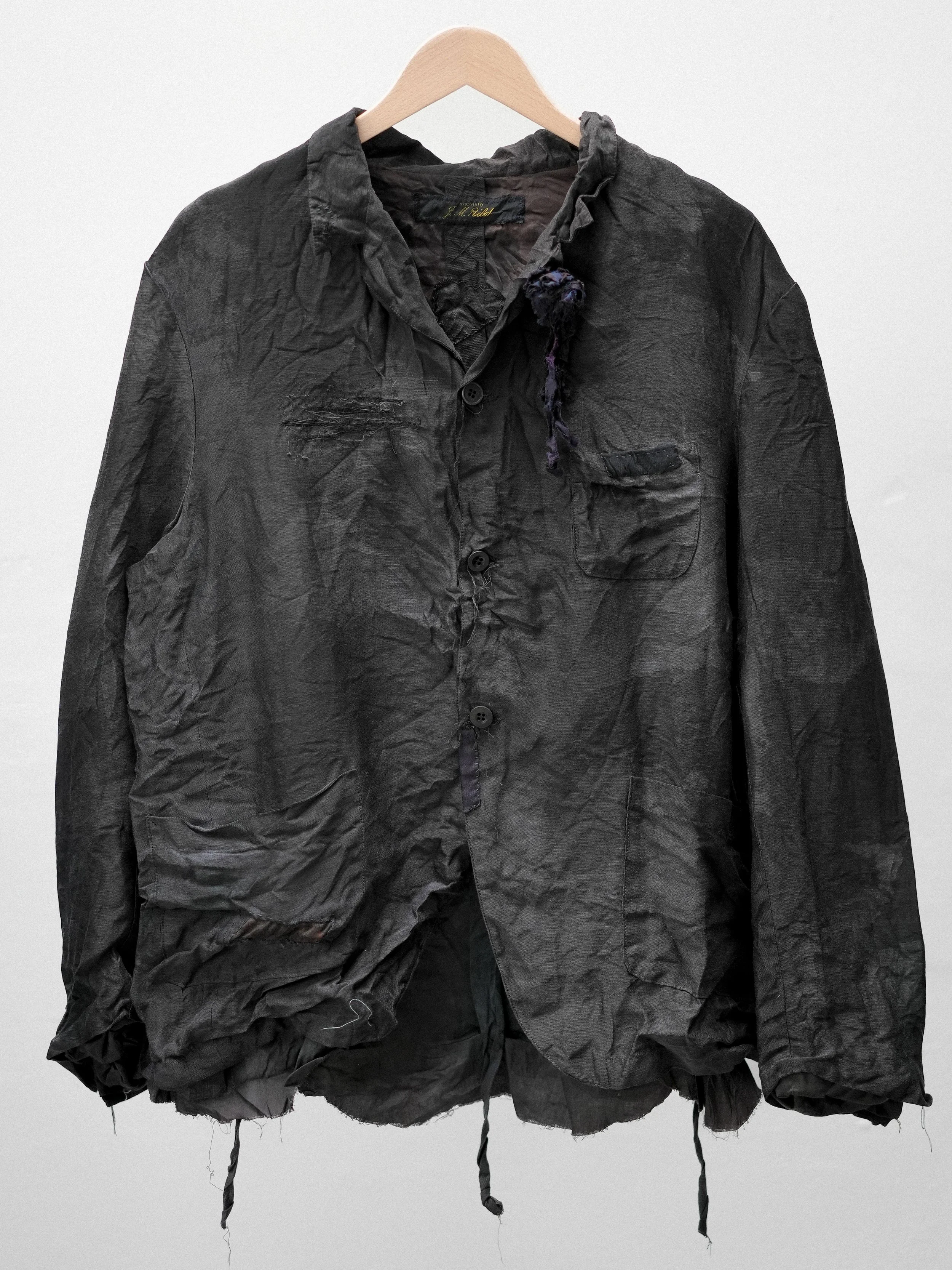 Archivio J.M. Ribot Hand Aged Vintage Silk Blazer