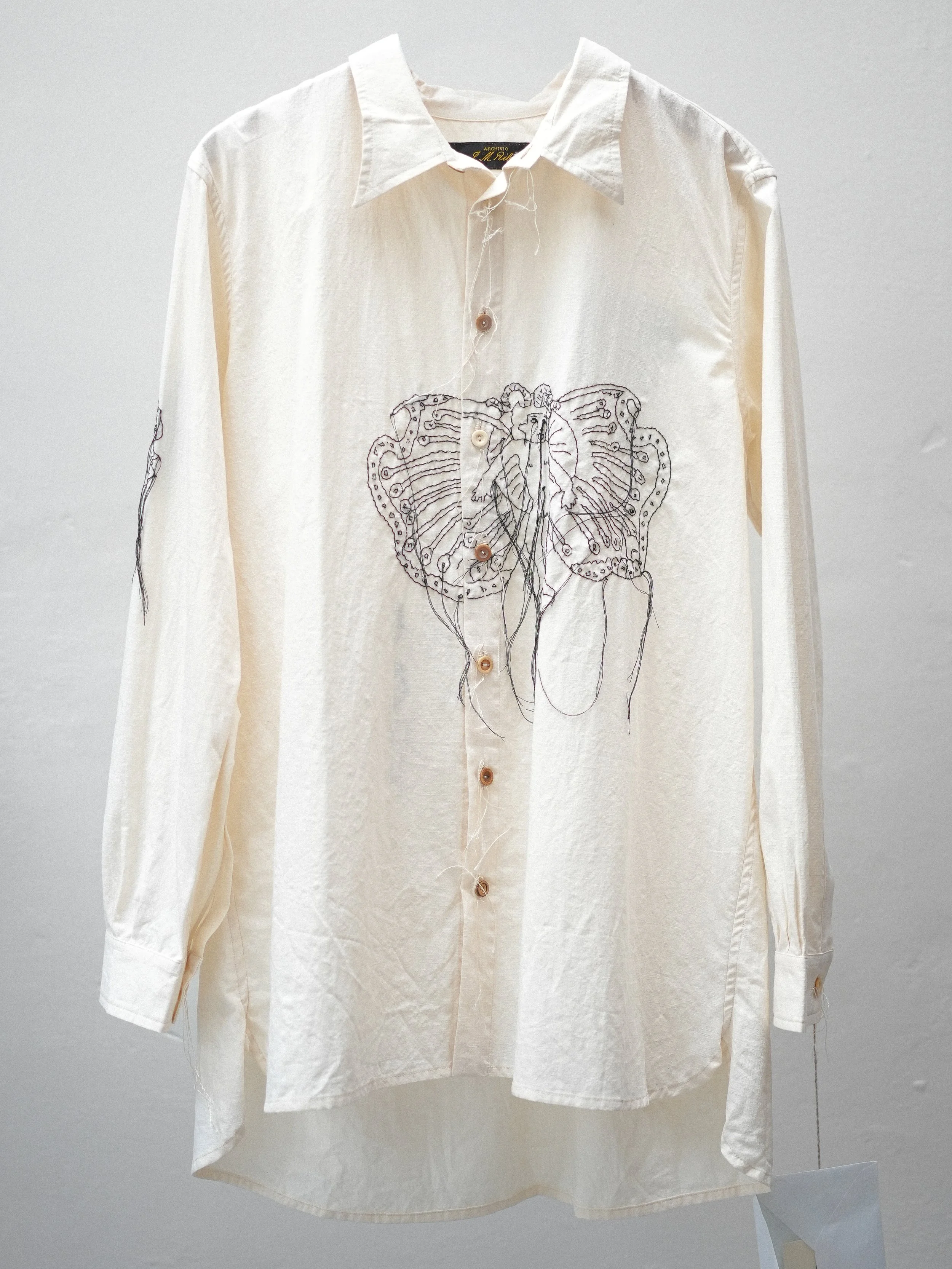 Archivio J.M. Ribot Hand Embroidered Shirt