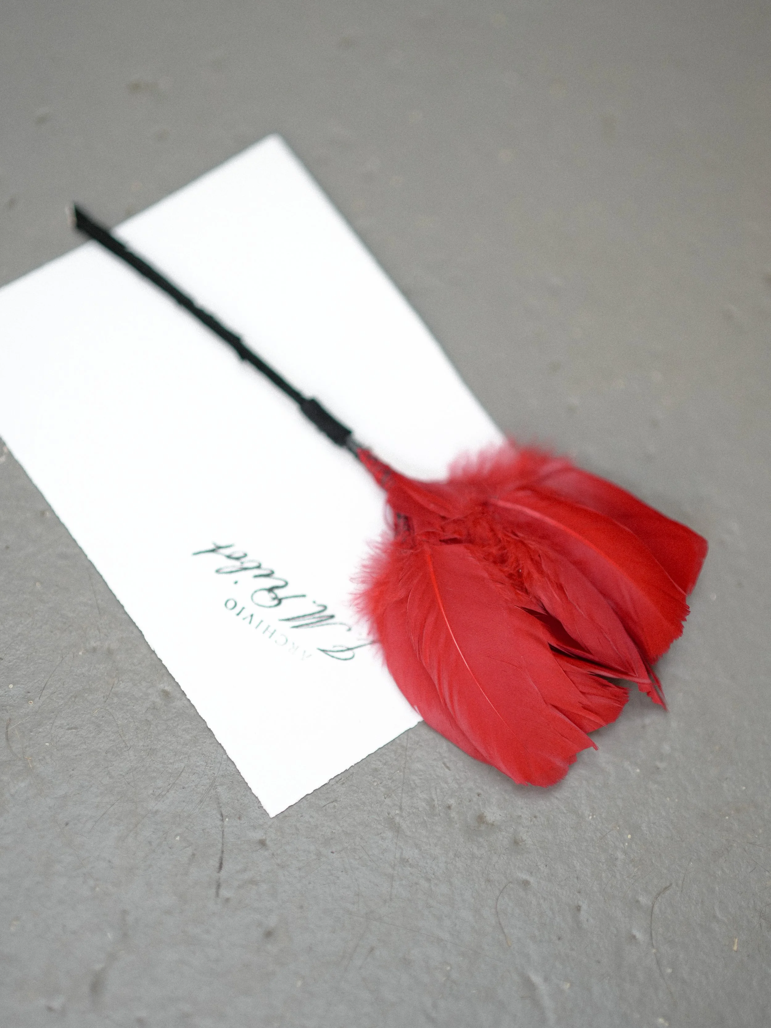 Archivio J.M. Ribot Vintage Feather Flower Pin