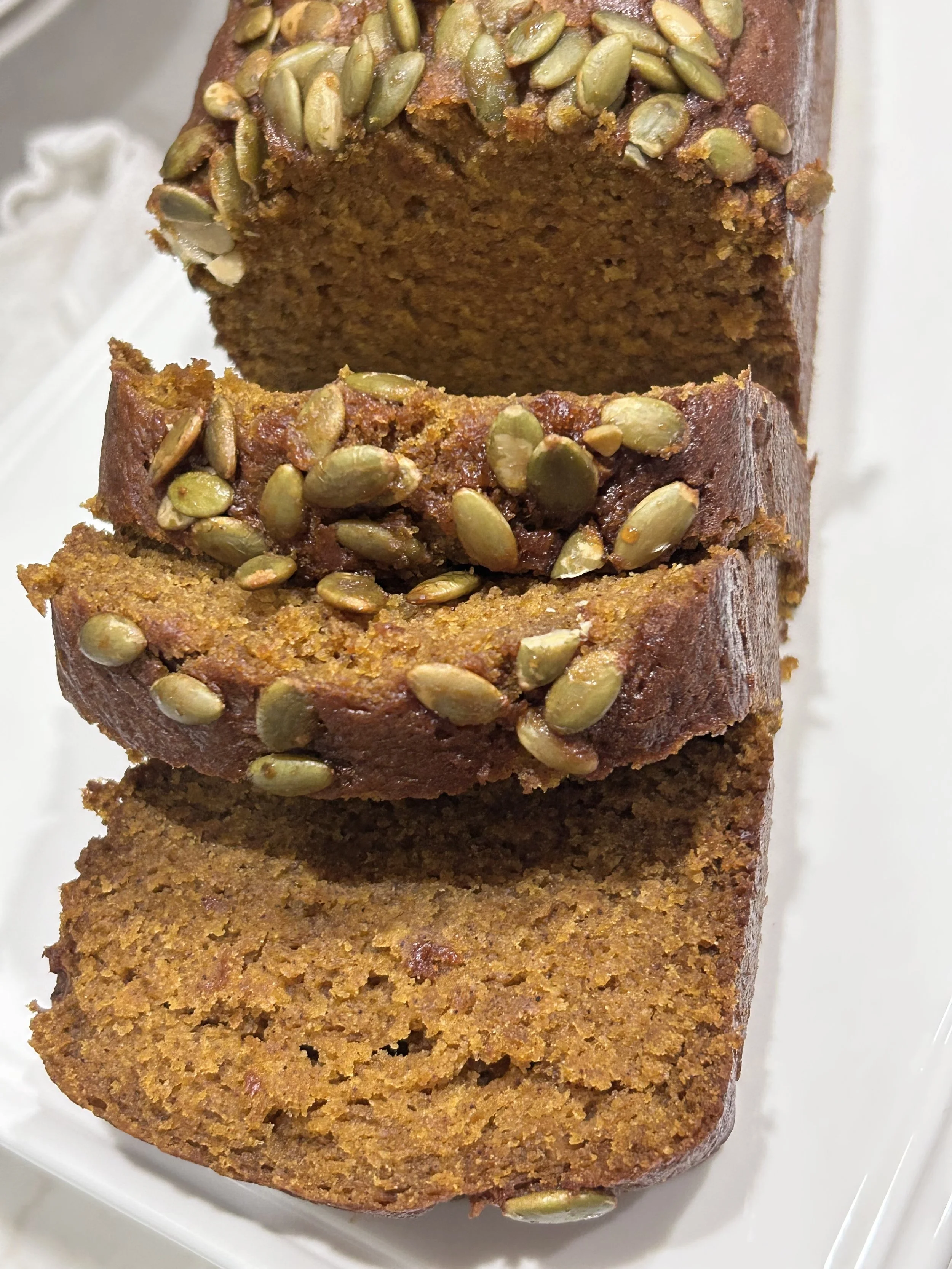 THE ORGANIC PUMPKIN HARVEST POUND CAKE