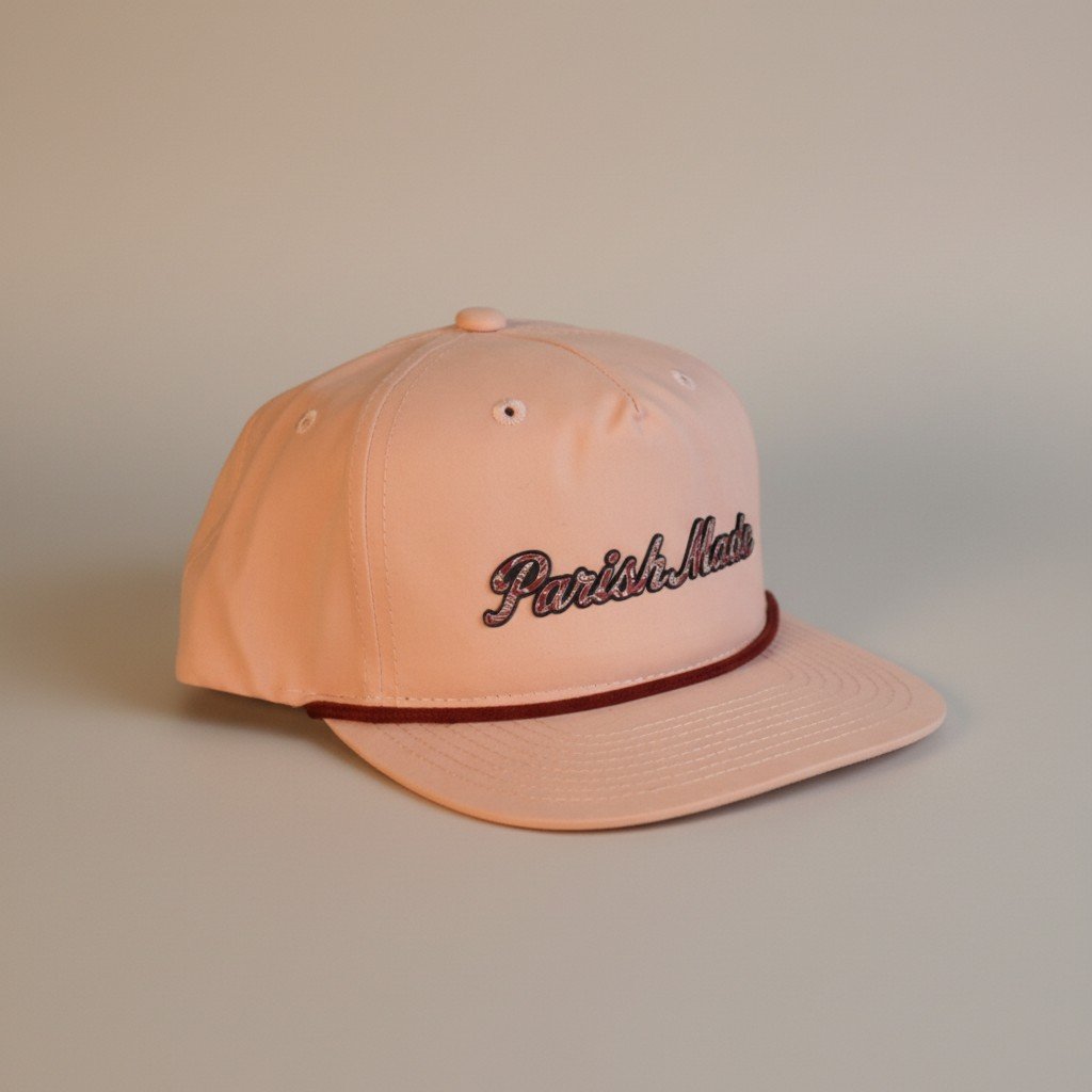 Parish Made Script Rope Hat (Bandana Fill)