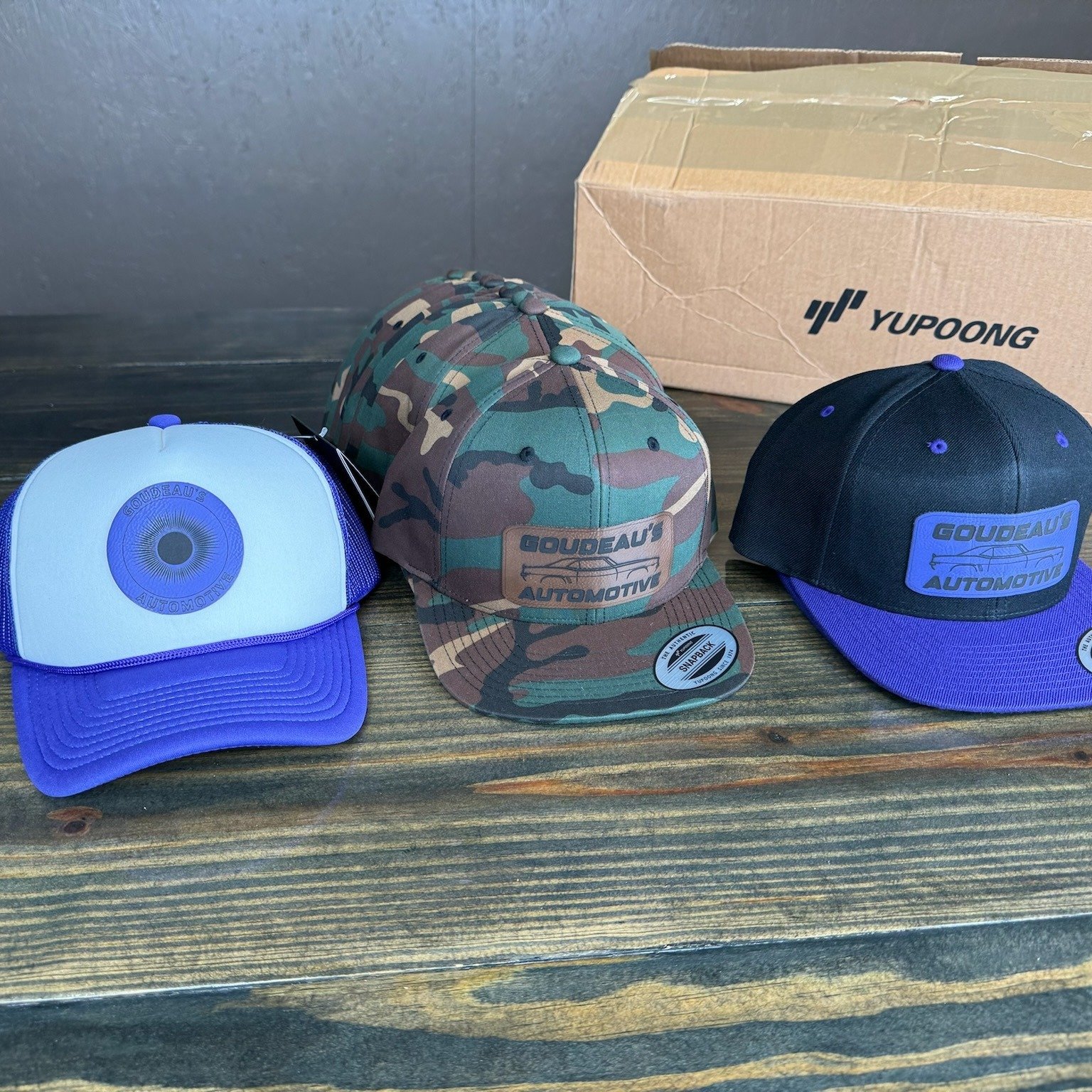 Another order out the door thanks to Goudeau's Automotive in Ruston! 🙌 The customer wanted one hat for his trip to go watch the eclipse today. I think it came out really cool. 
.
.
.
#solareclipse2024 #rustonla #customhats #laserengraved