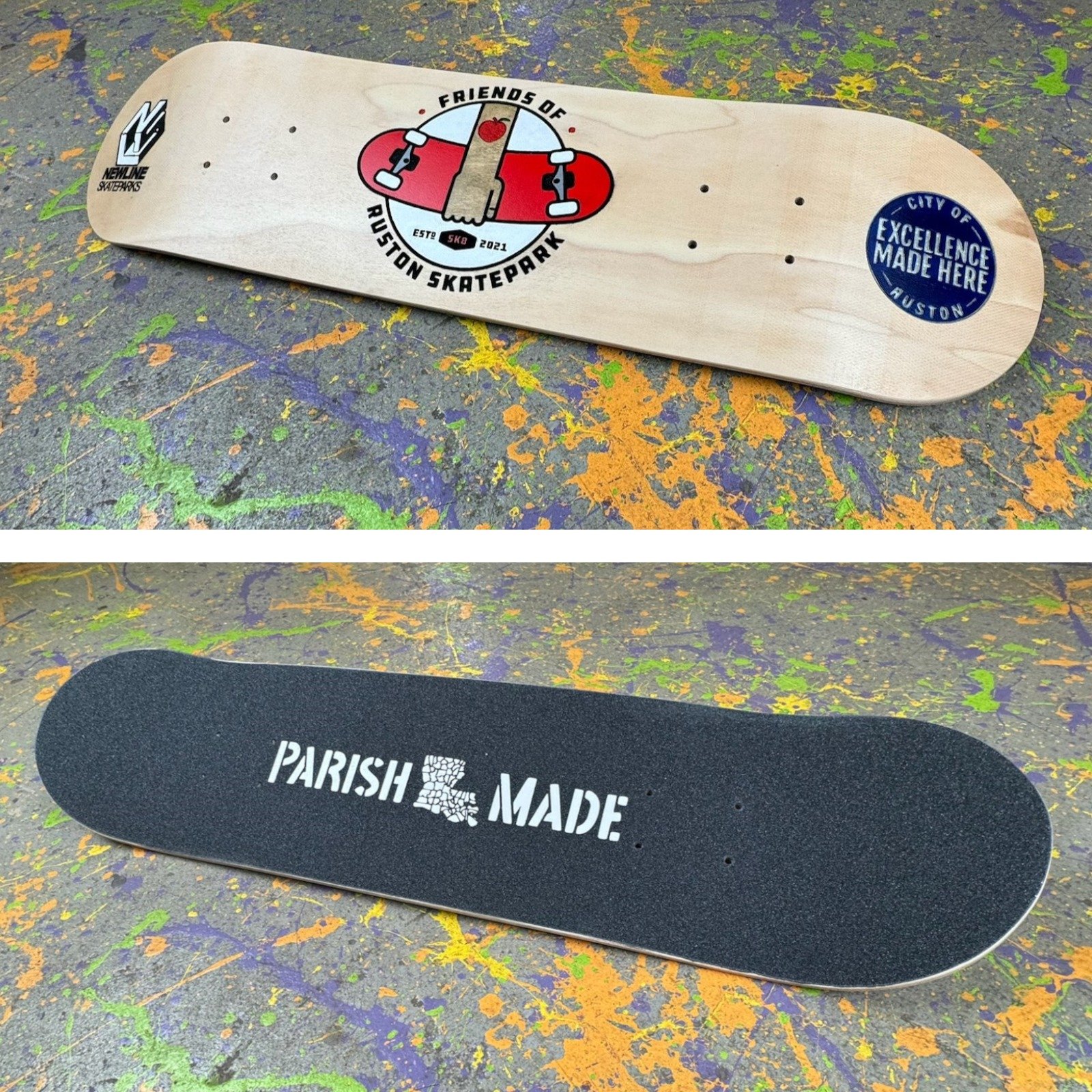 Need a laser engraved skateboard deck, or custom cut grip tape? Message us to find out more!
.
.
.
#customskateboards #LaserEngravedArt #rustonla @skateparkofruston @cityofruston @newlineskateparks