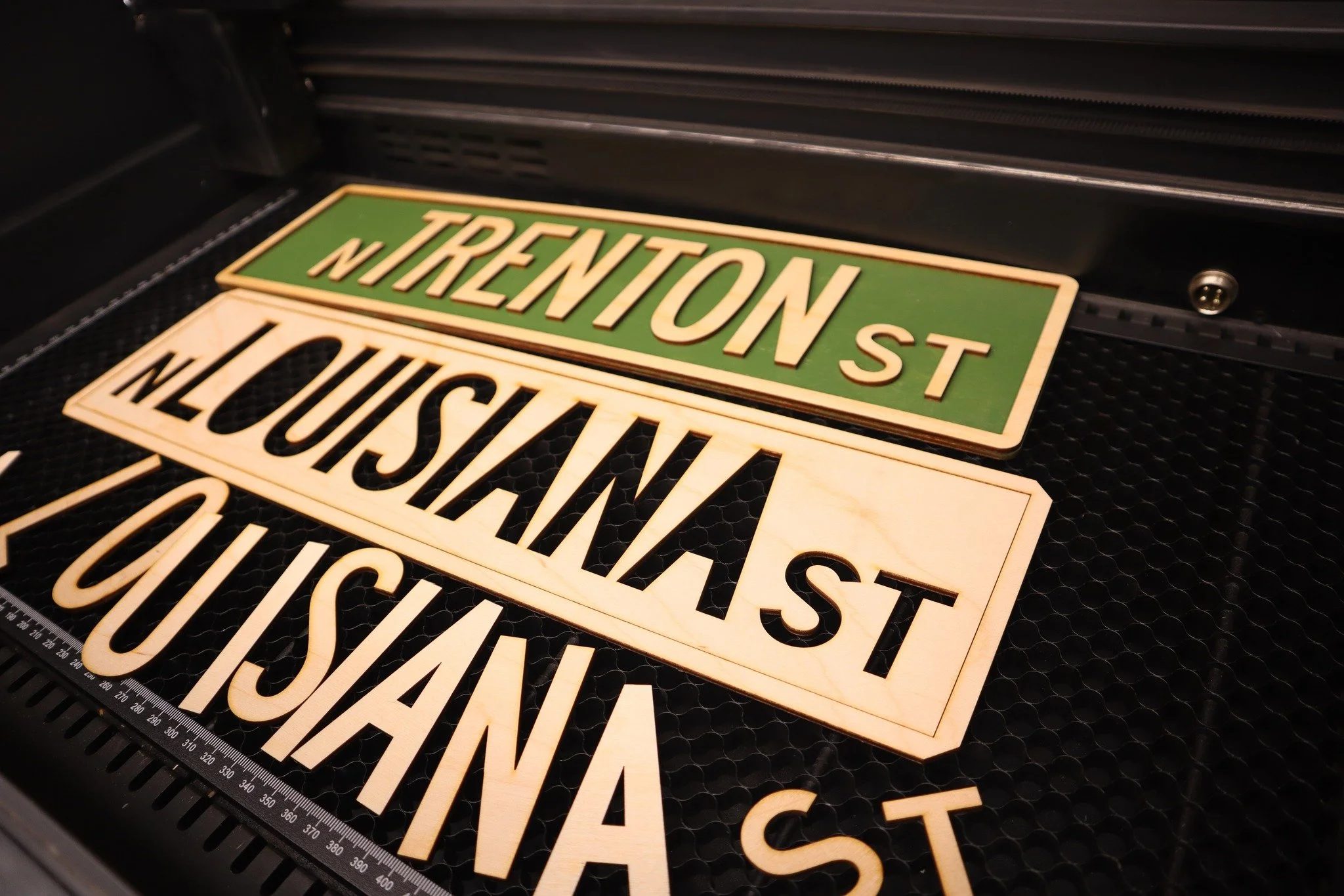 We just wanted one for ourselves, but apparently you're not allowed to just take them off of the pole. Who knew?