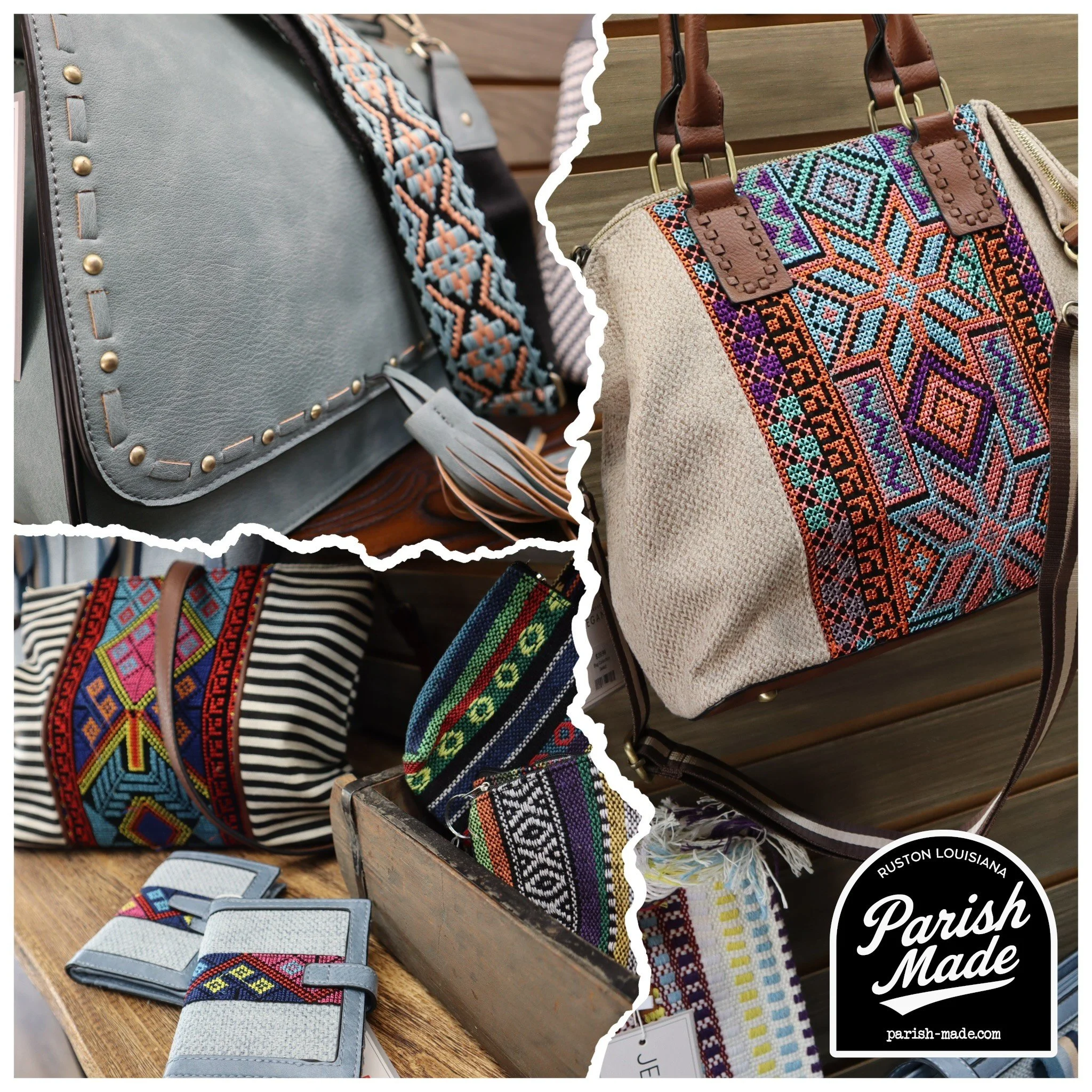 New summer bags are in stock.
We&rsquo;ve got totes, crossbodies, handbags, and a few smaller grab-and-go styles, but most are one of each. Come by and claim yours while they&rsquo;re here!