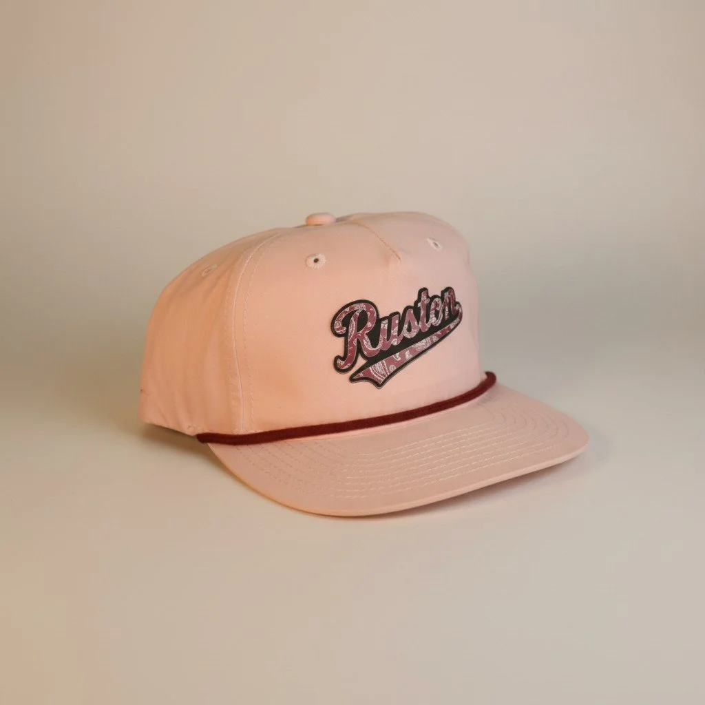 Ruston Script Rope Hat (Bandana Fill)