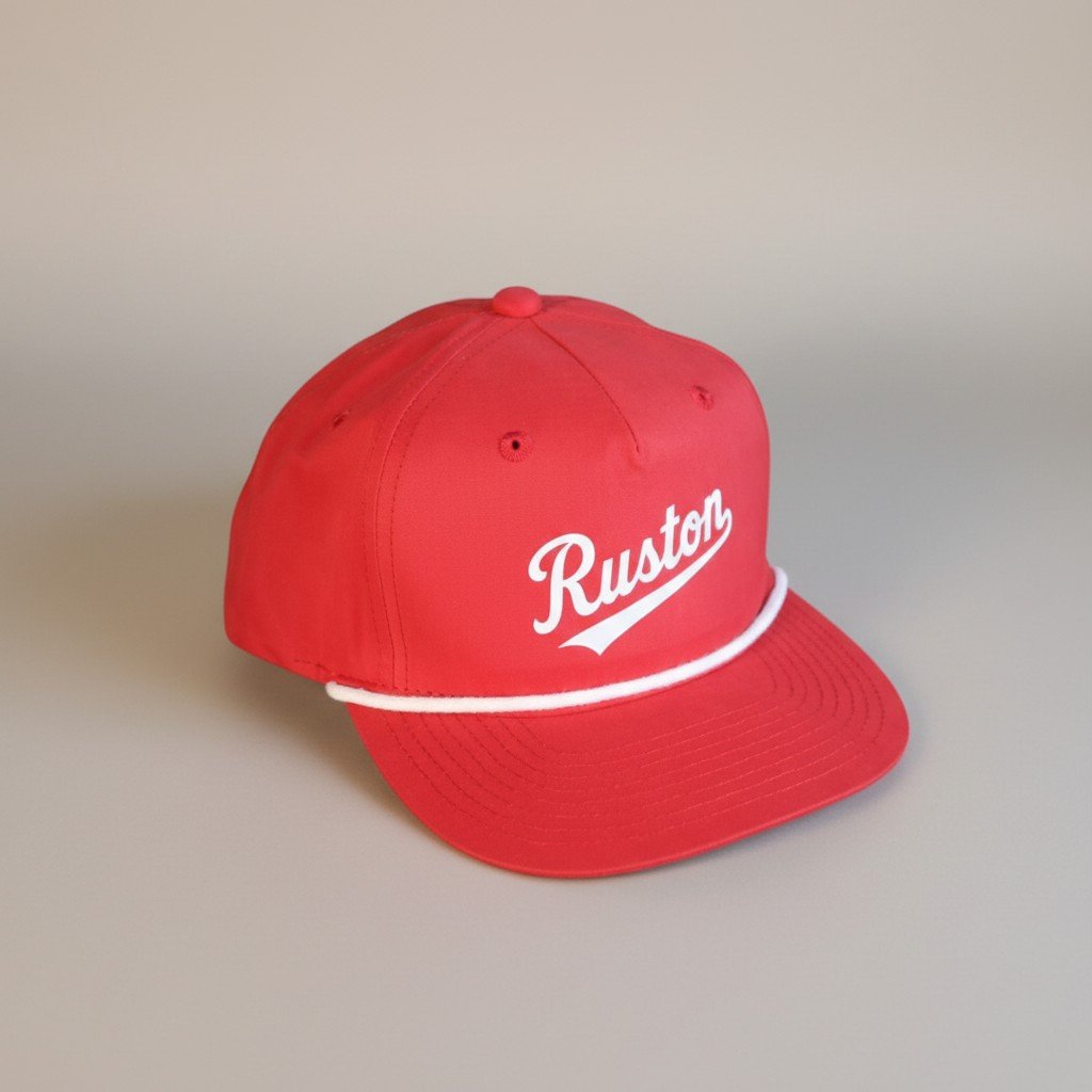 Ruston Script Rope Hat (White Script)