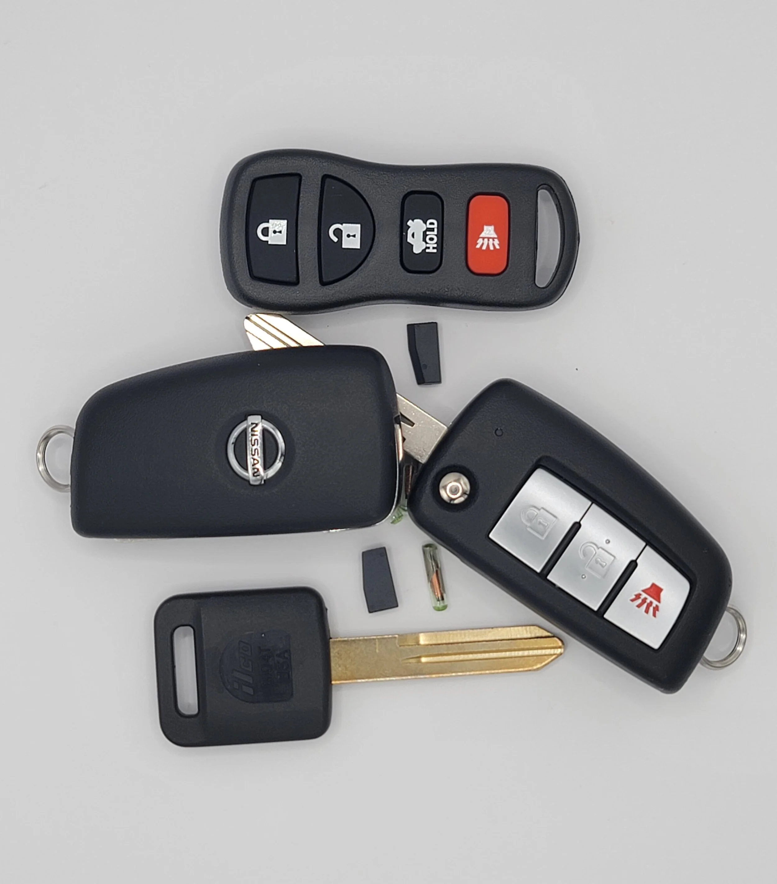 Nissan Remote Flip Keys, transponder keys and remote  control