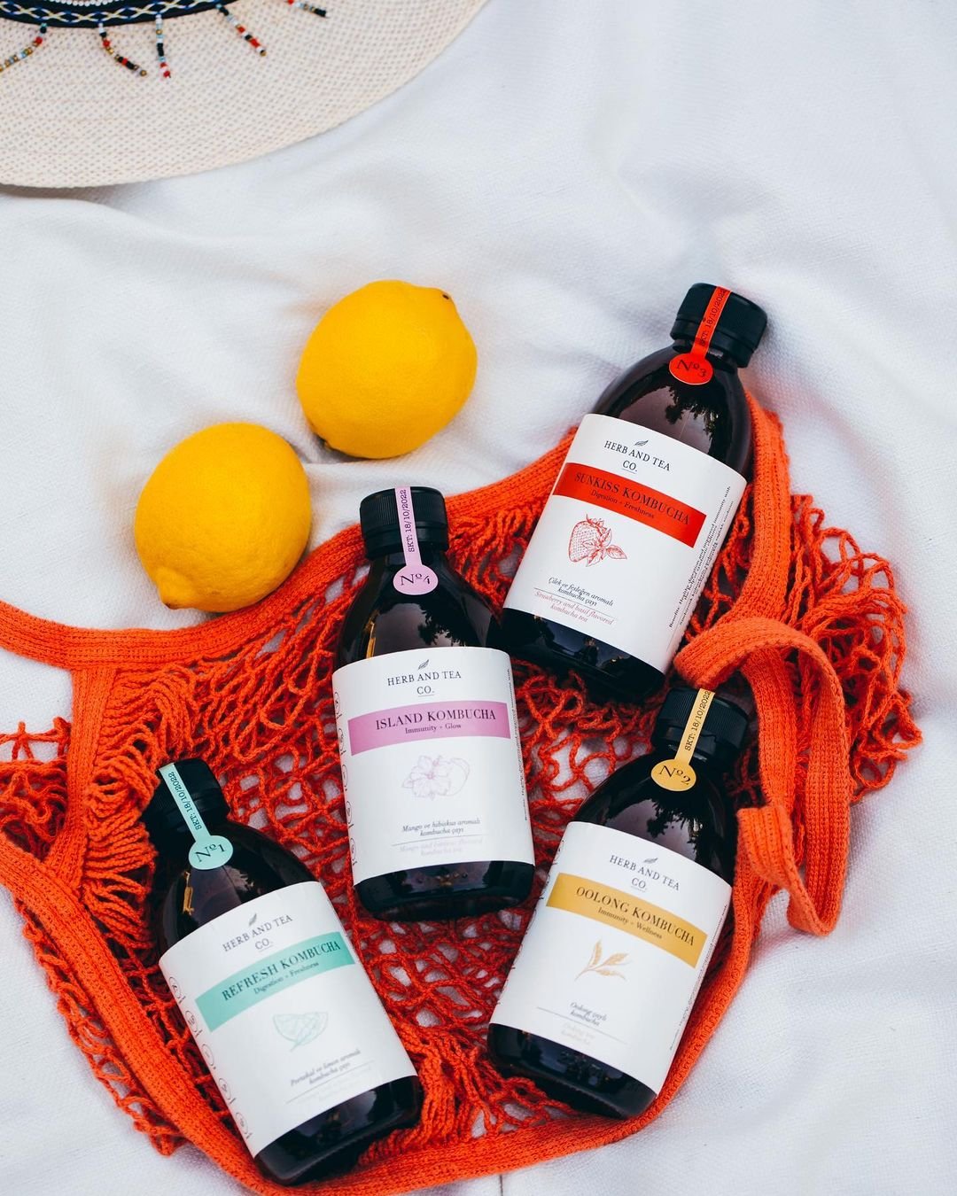 Herb and Tea Co. Kombucha Packaging