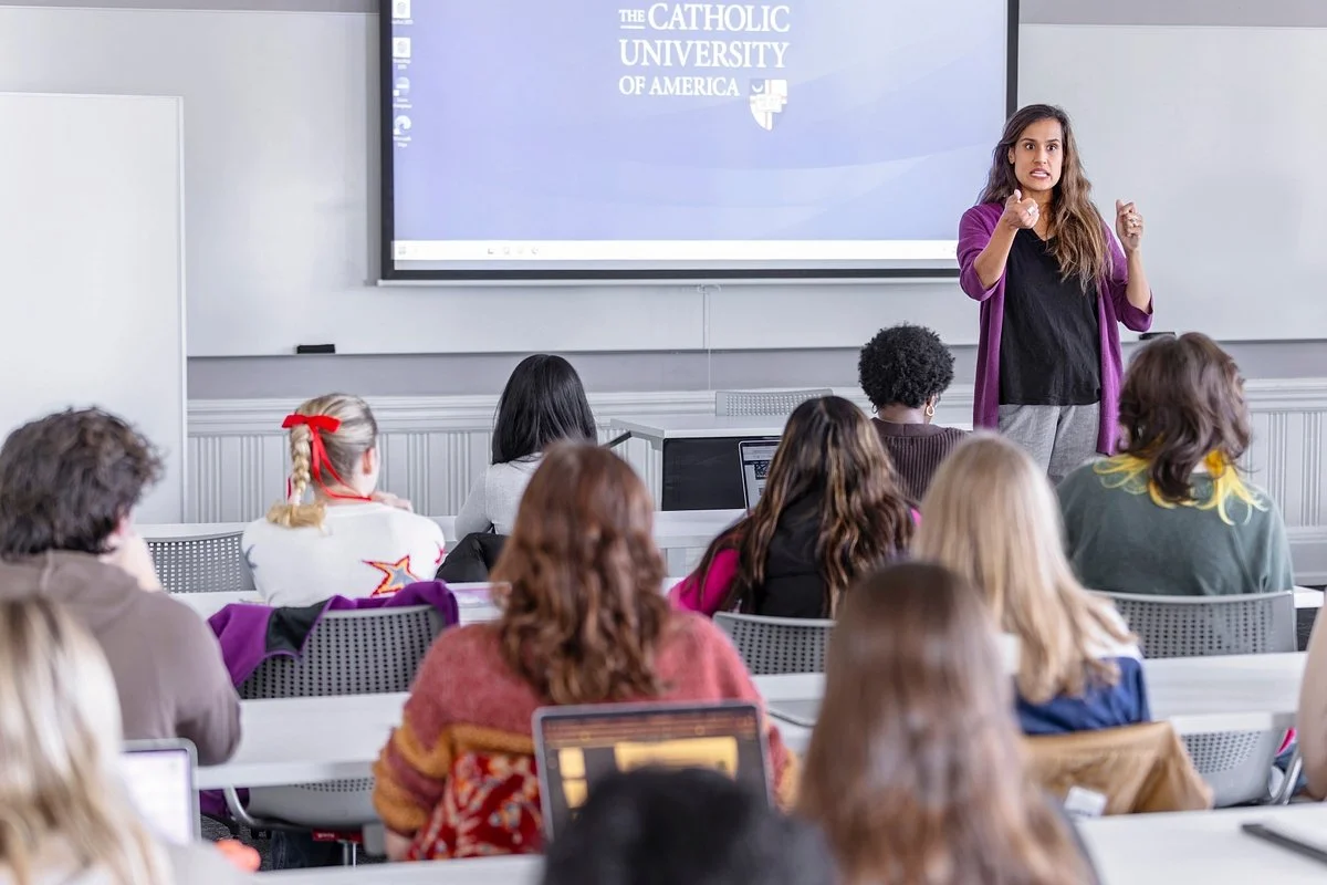 trees on campus in the fall