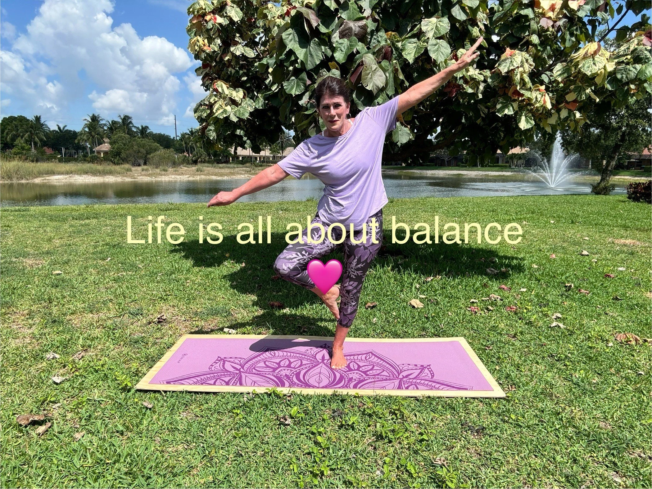 Life is all about balance.