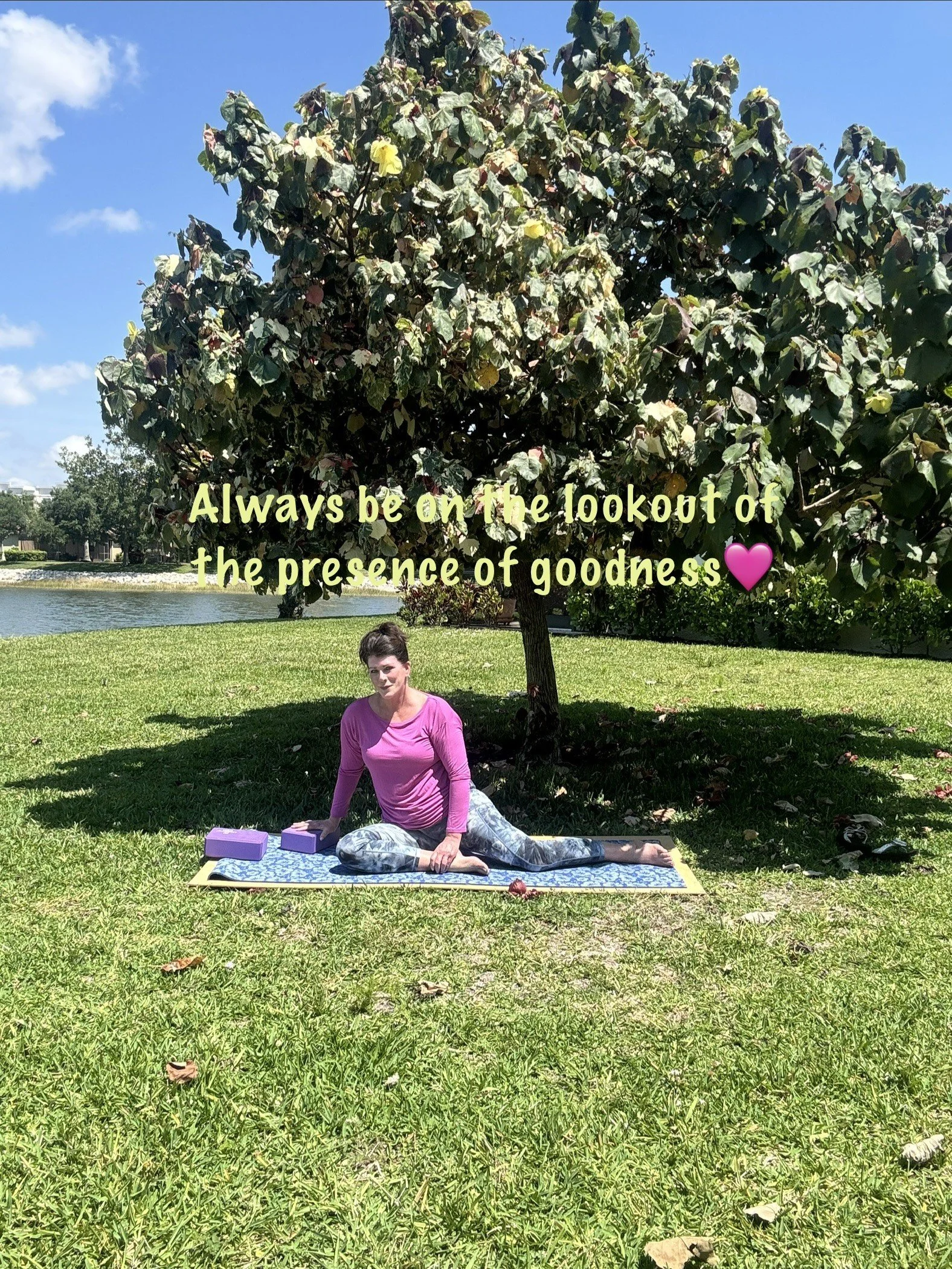 Always be on the Lookout of the Presence of Goodness! 