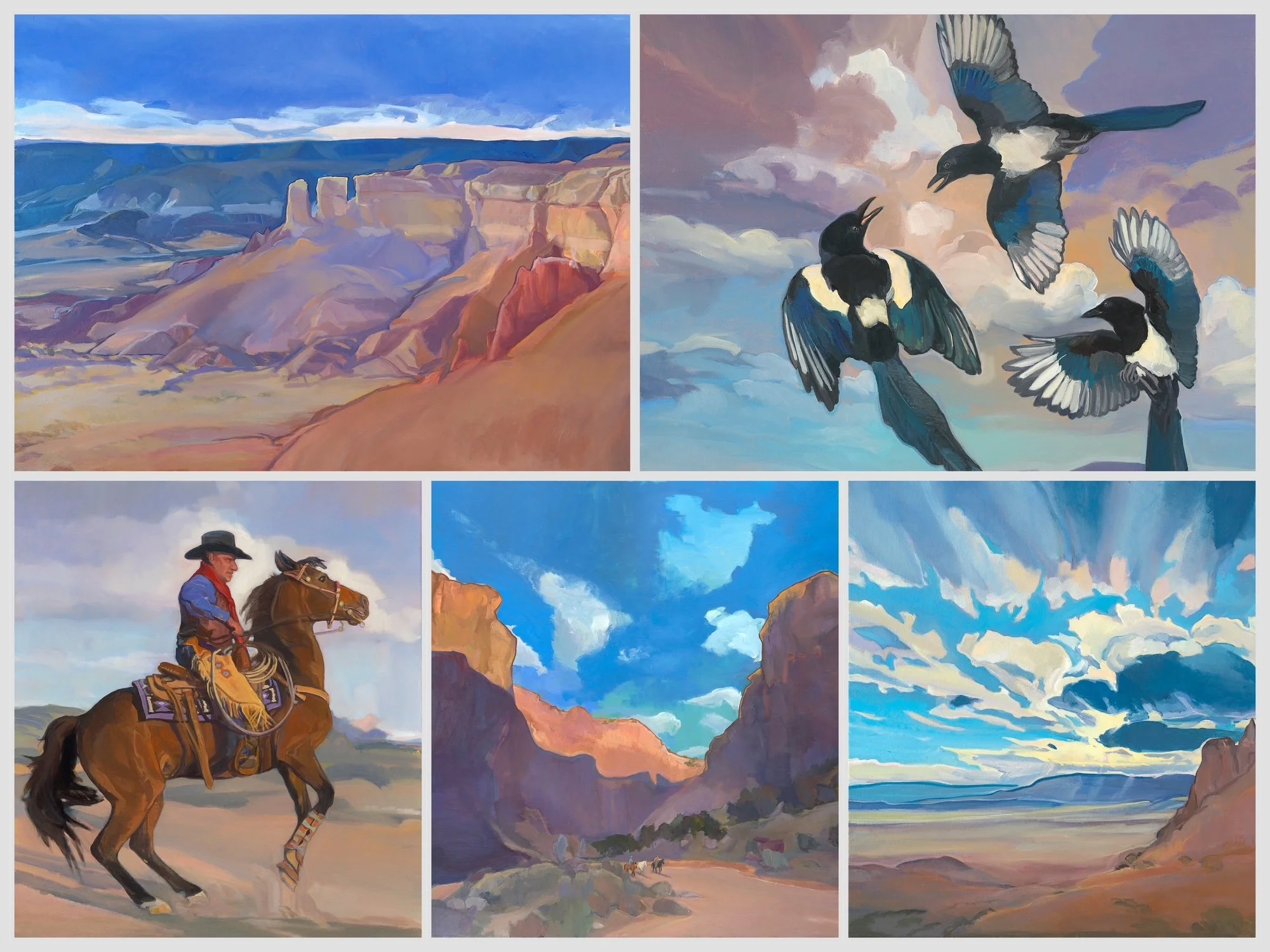 Selections from the show, West: Reimagined, 2026