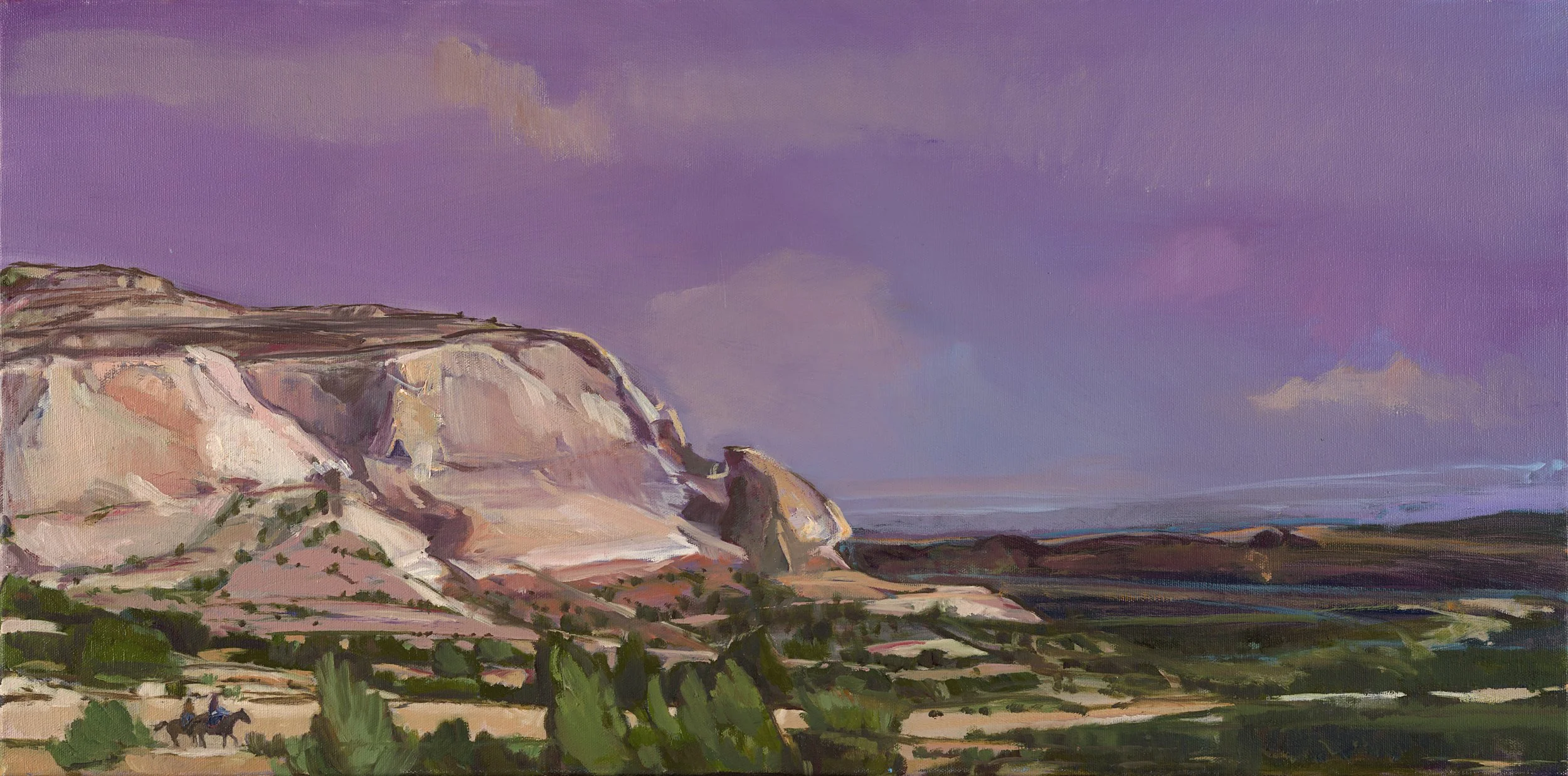Big Mesa Riders | 15 x 30 in. | oil on canvas