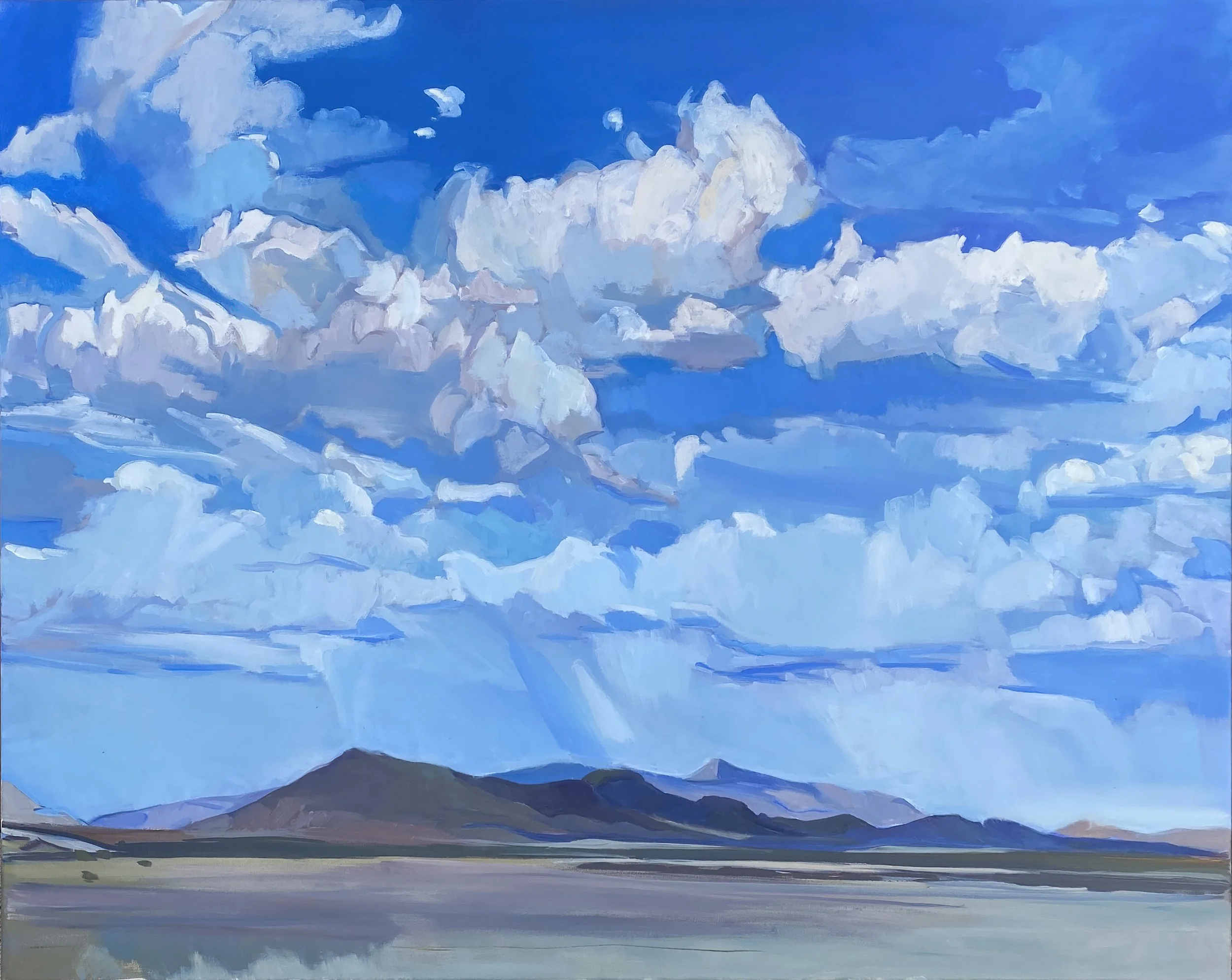 Cloud Shadows Dancing, 48 x 60”, oil on canvas