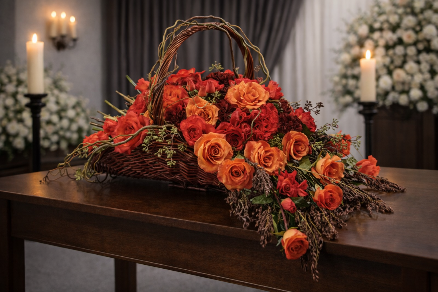 Artistic Fireside Basket