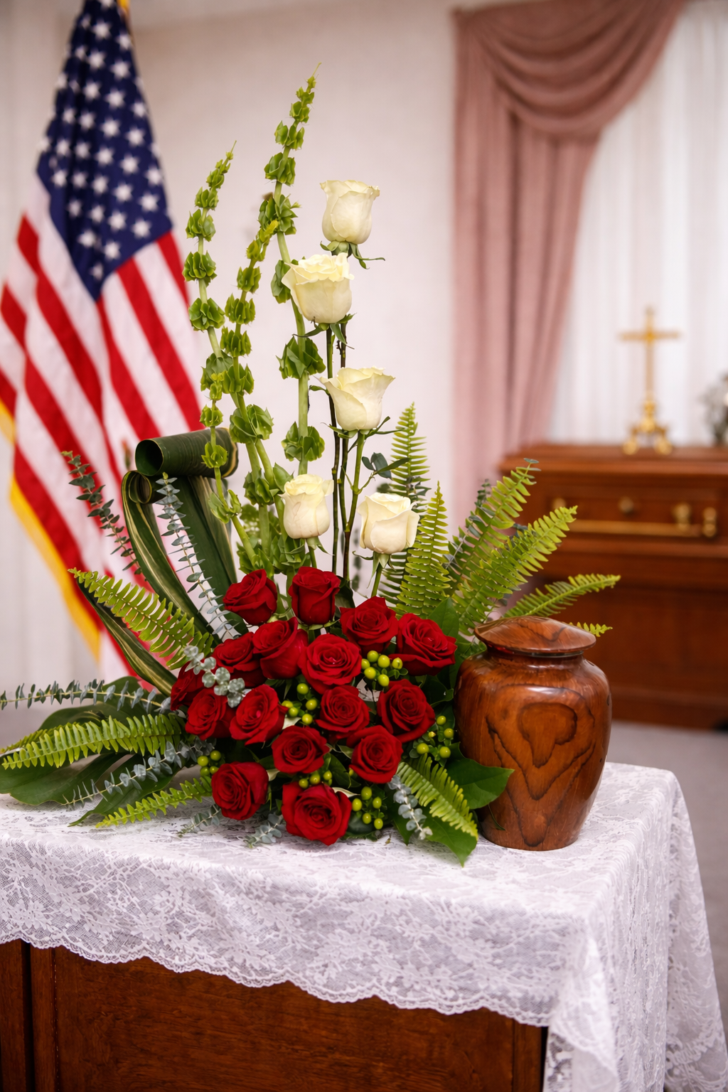 Protect Me Urn Wreath