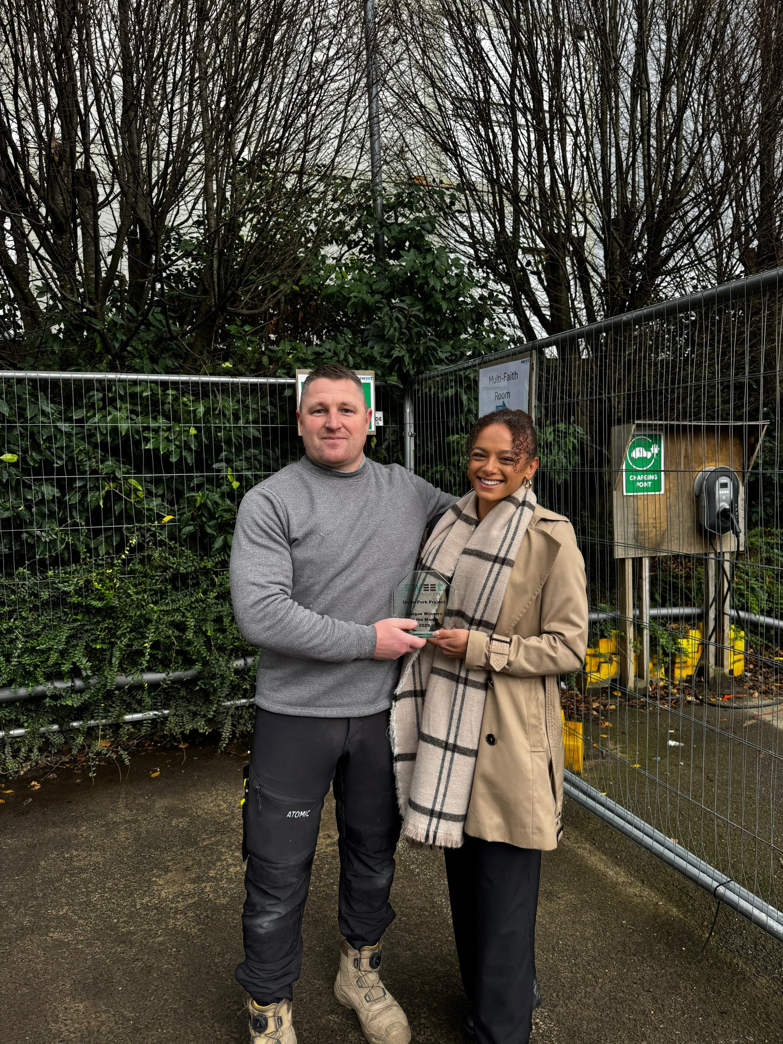 PGP Awarded Sweet Projects’ Contractor of the Month for Union Park Project