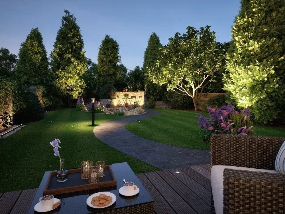 Where Should Landscape Lighting Be Installed Around