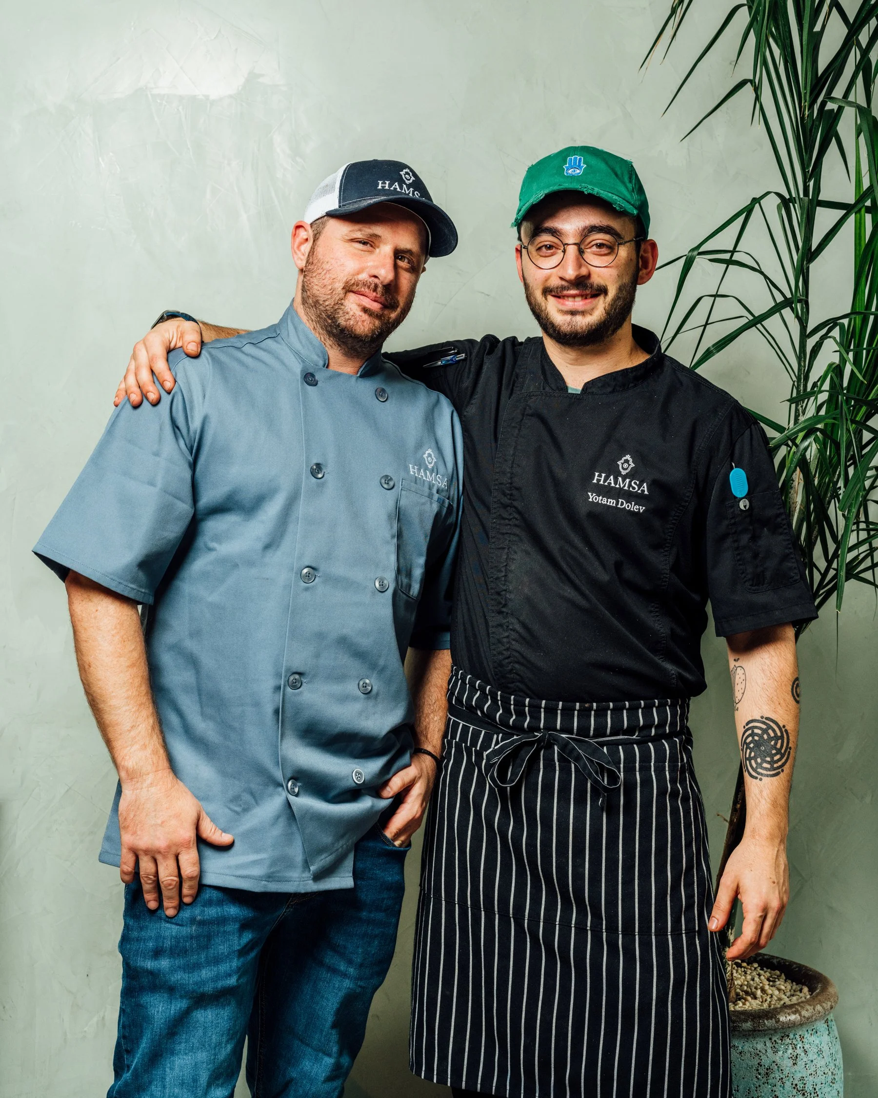 Chefs Sash Kurgan and Yotam Dolev