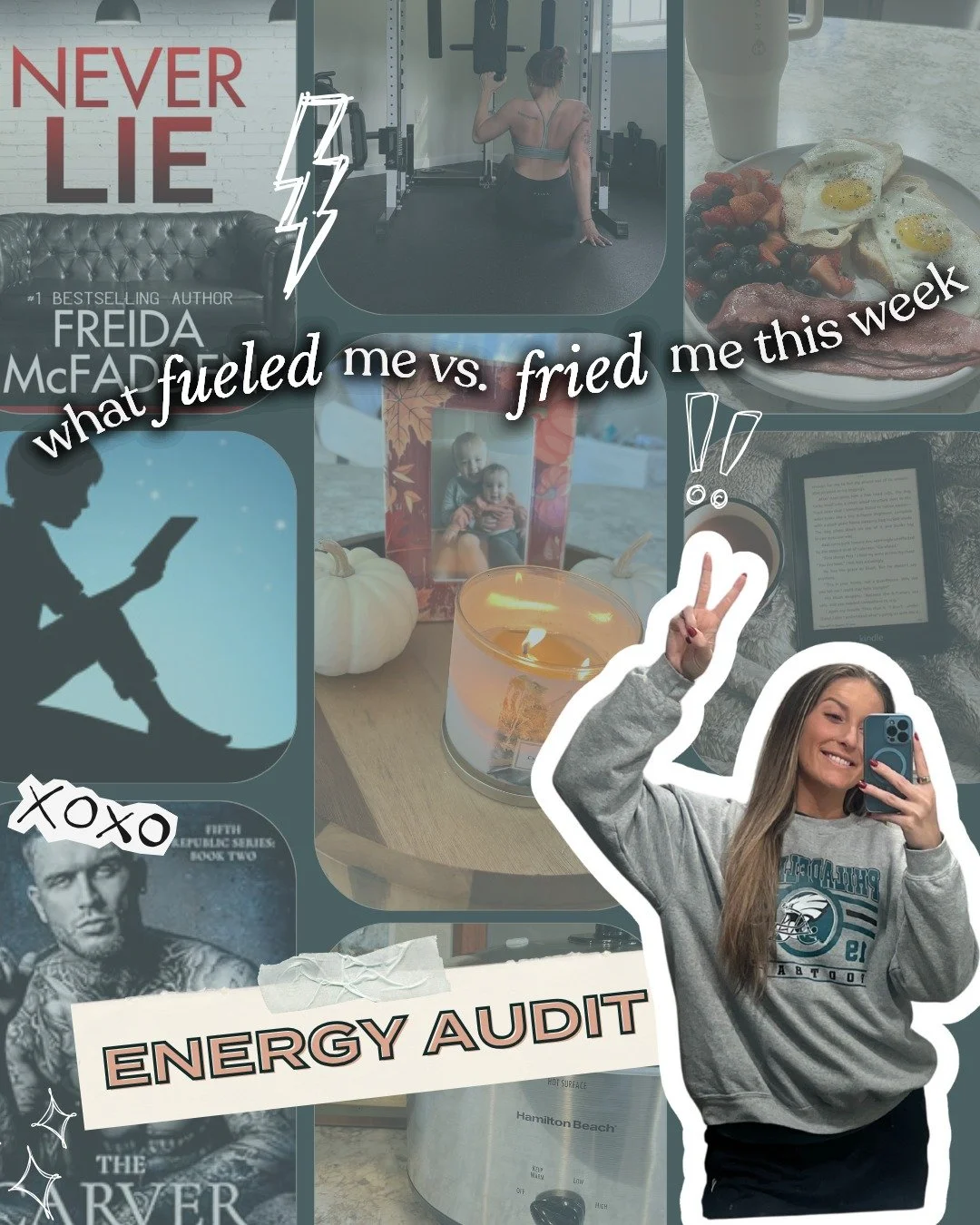 A realistic review to keep you in the momentum this week ✨

I started doing this as a personal reset and has had a huge impact on my mental health, especially postpartum.

Audit your energy. Even if you can&rsquo;t eliminate the things that fried you