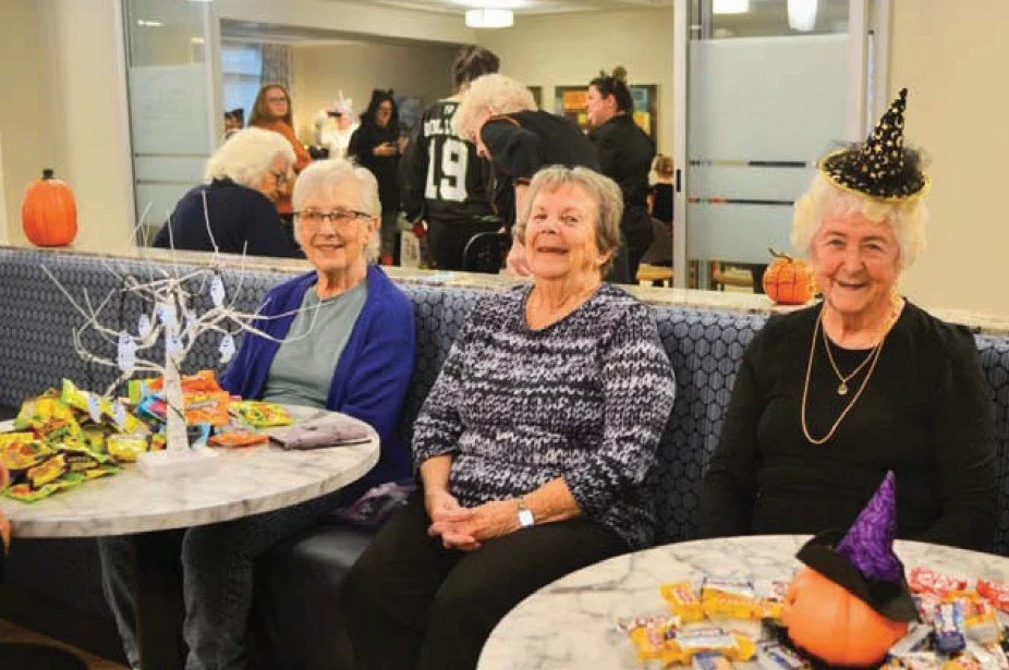 Students bring Halloween cheer to seniors