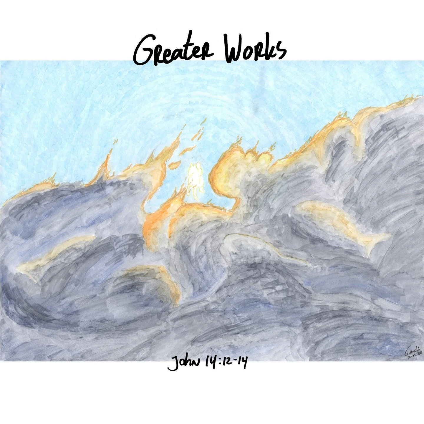 Greater Works! 
.
John 14:12-18 NKJV
12 &ldquo;Most assuredly, I say to you, he who believes in Me, the works that I do he will do also; and greater works than these he will do, because I go to My Father. 13 And whatever you ask in My name, that I wi