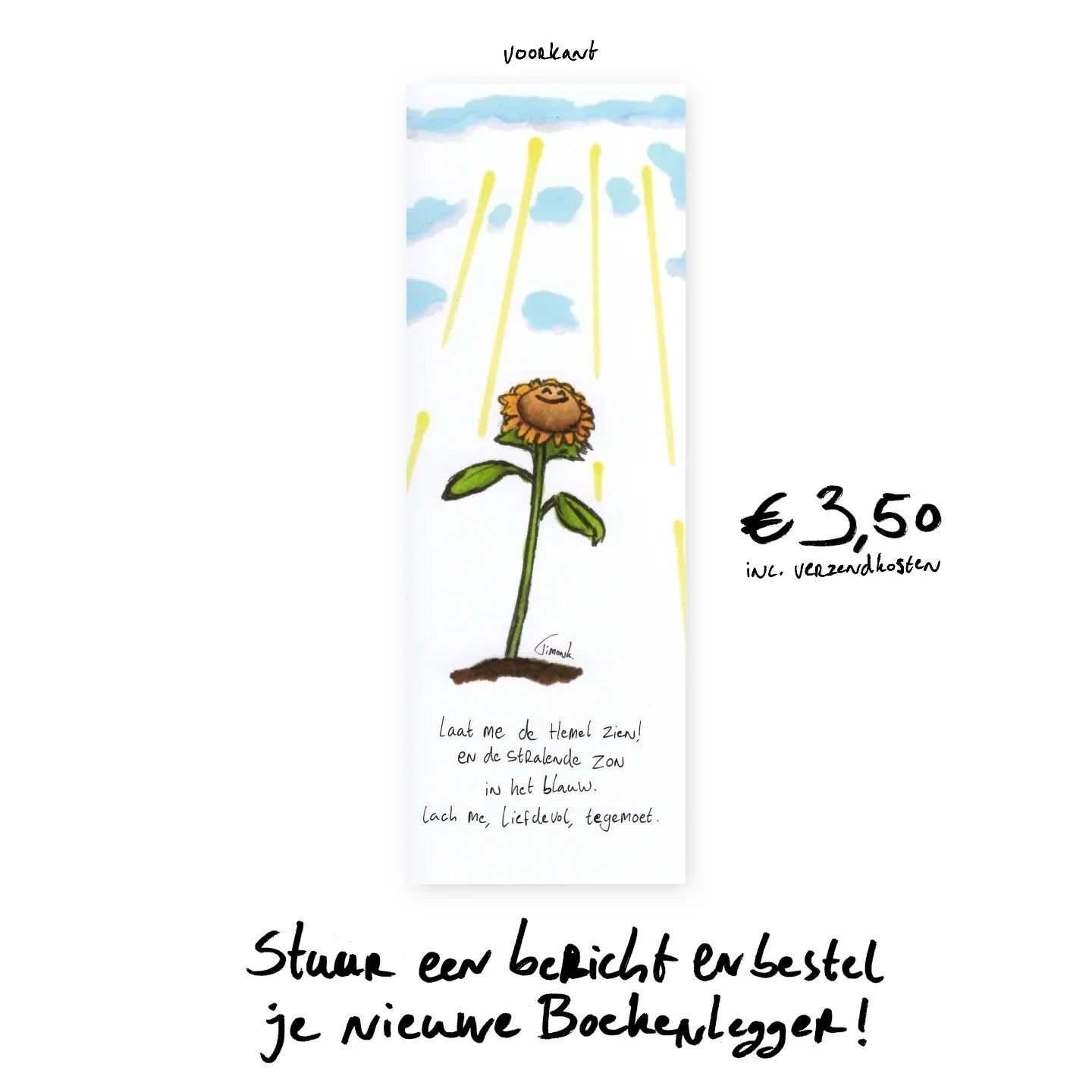 Wil jij een boekenlegger waar je blij van wordt?&nbsp;
&Eacute;&eacute;n die je motiveert te lezen en je stimuleert Het Licht te ontvangen?
.
Dan heb ik d&egrave; boekenlegger voor jou! 🙏😍🌻
.
Voor &euro;3,50 per stuk, inclusief verzendkosten, kun 