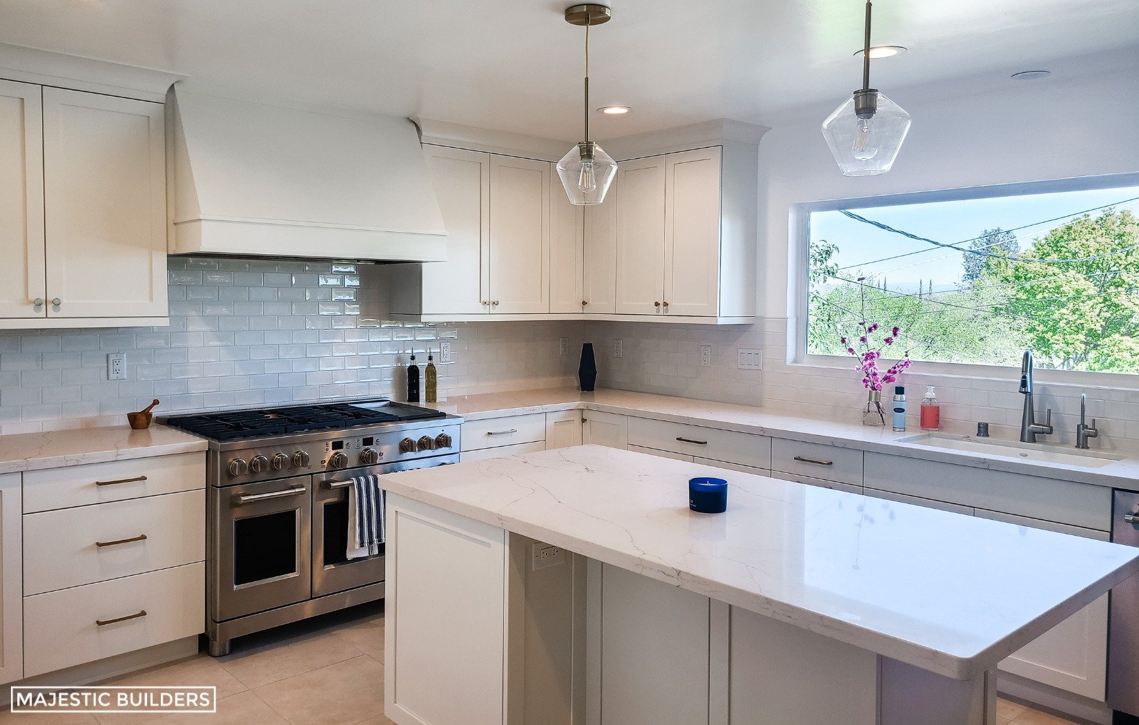 Contemporary Kitchen Remodel by Majestic Builders - Redding Patio Covers, Decks, Remodels, Custom Home Builder project photo
